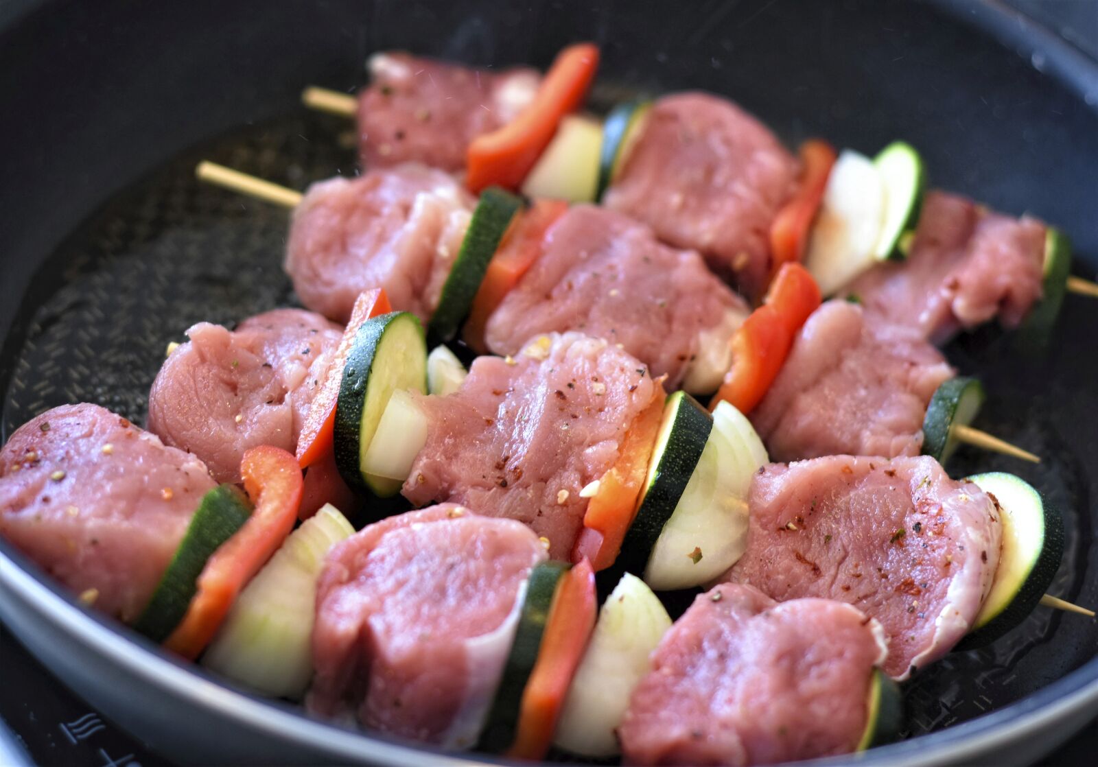Nikon D7200 sample photo. Meat, meat skewer, fillet photography