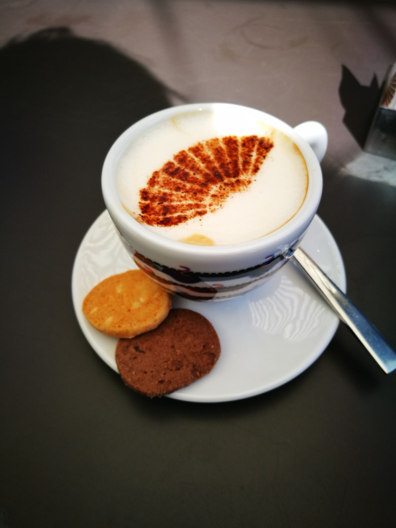 HUAWEI P9 sample photo. Coffee, cookie, biscuit photography