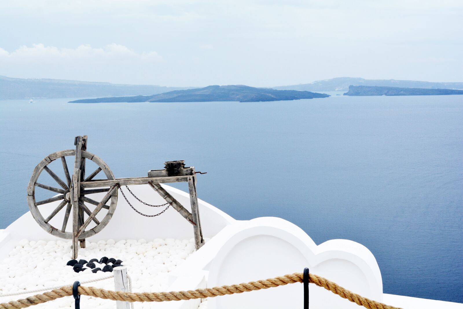 Nikon D5200 sample photo. Santorini, volcano, boiler photography