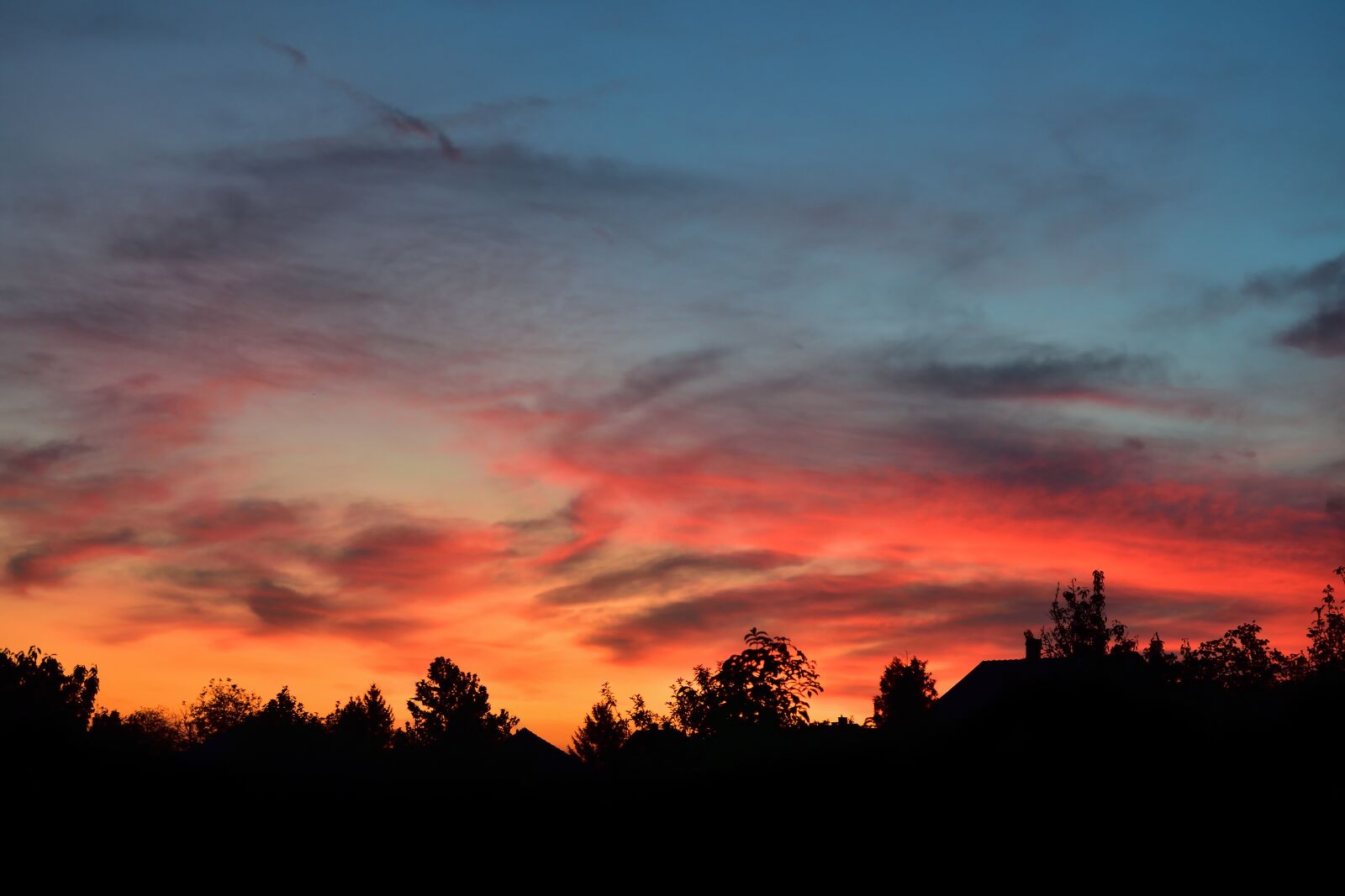 Nikon D5500 sample photo. Sunset, sky, lying photography