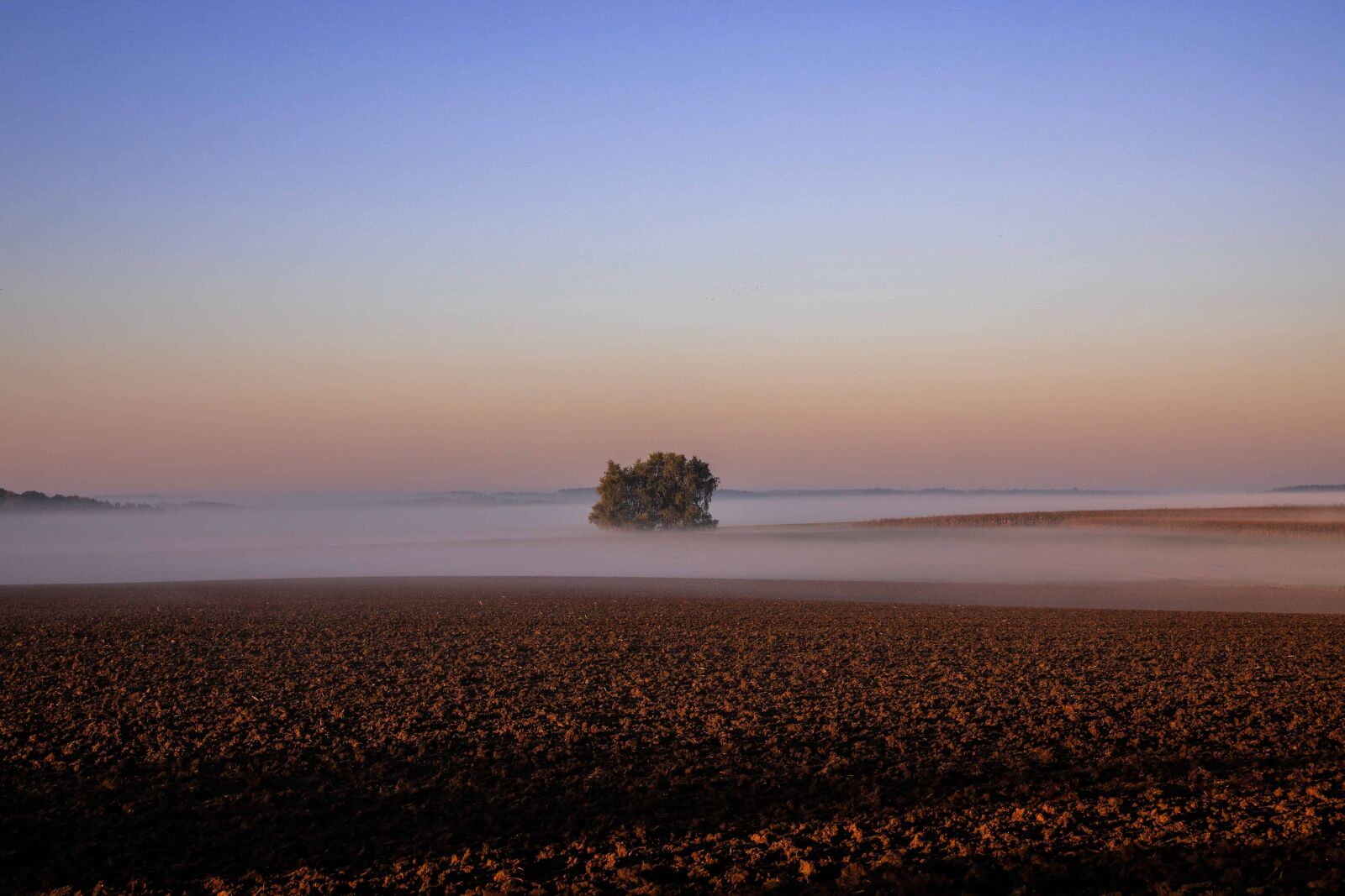 Canon EOS 5D Mark IV sample photo. Sunset, dusk, landscape, fog photography