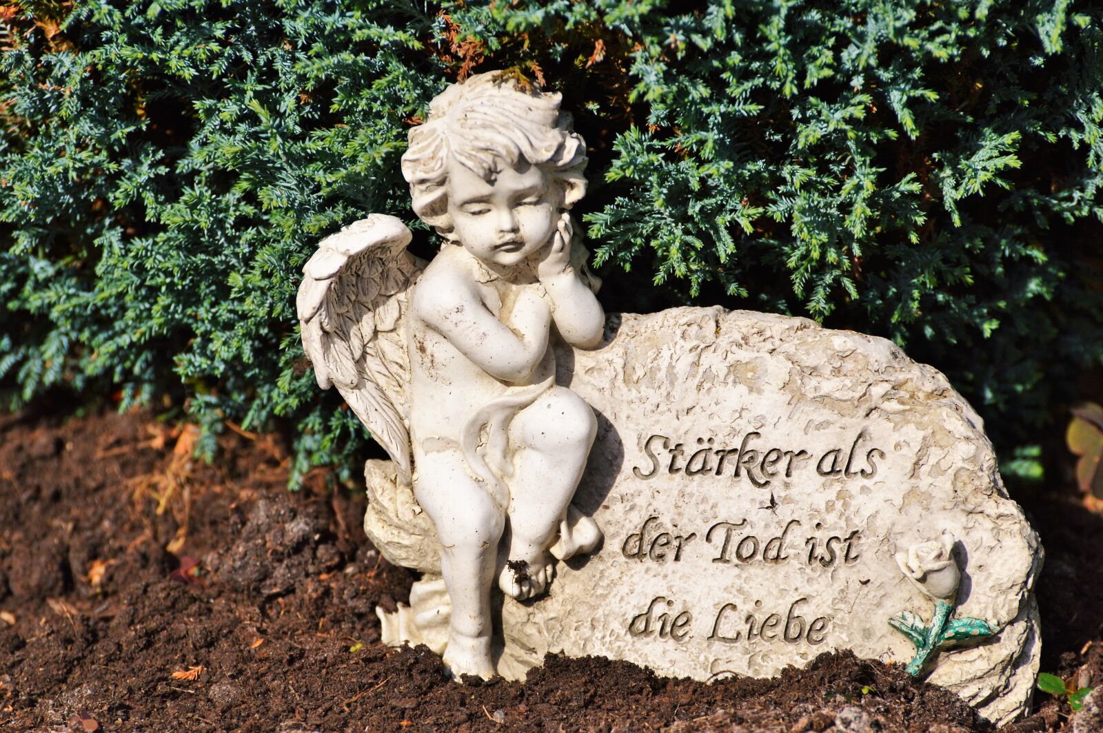 Nikon D3200 sample photo. Angel, sculpture, statue photography