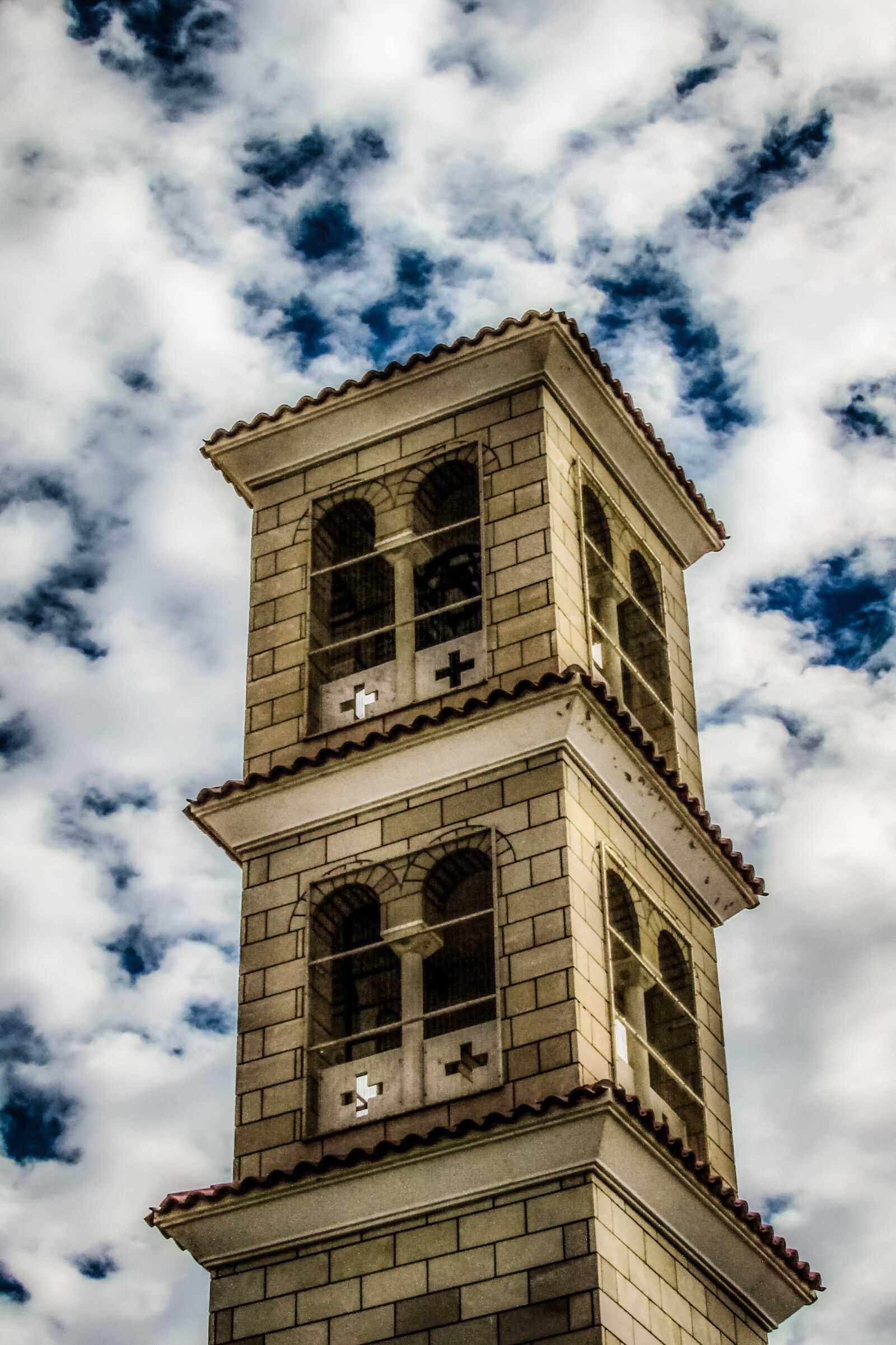 Canon PowerShot SX400 IS sample photo. Belfry, church, sky photography