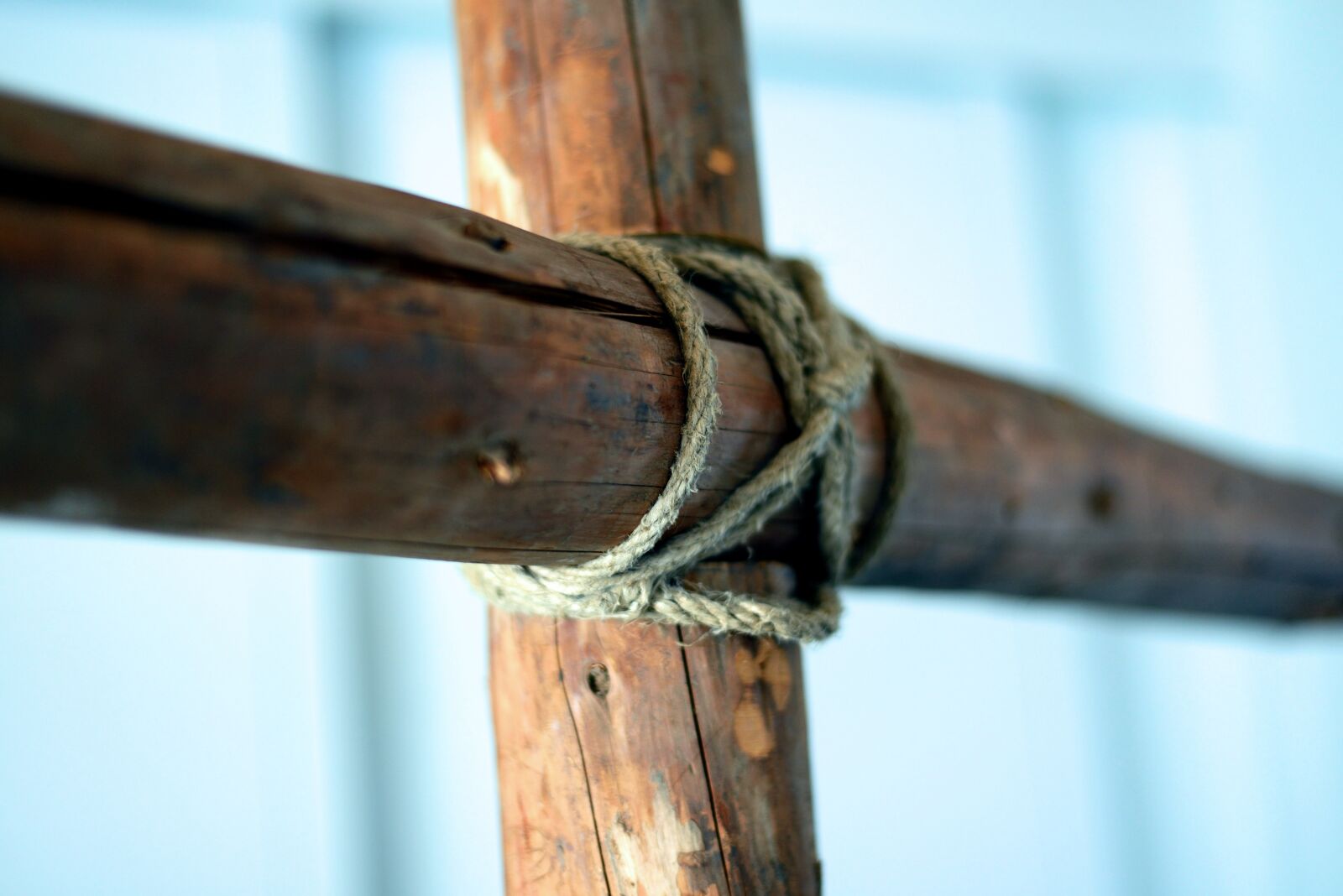 Nikon D610 sample photo. Cross, wooden cross, christianity photography