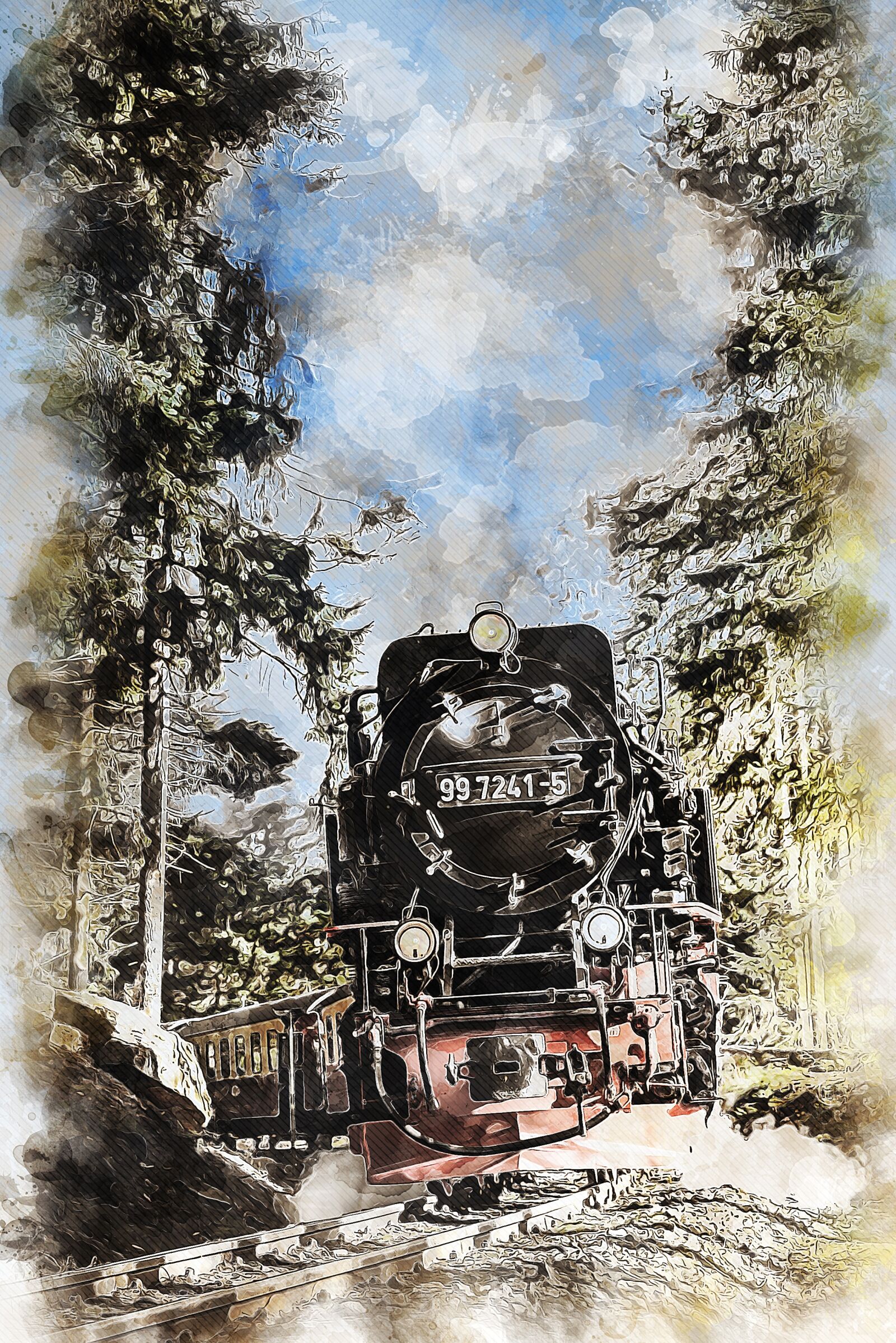 Nikon D750 sample photo. Steam locomotive, small tracks photography