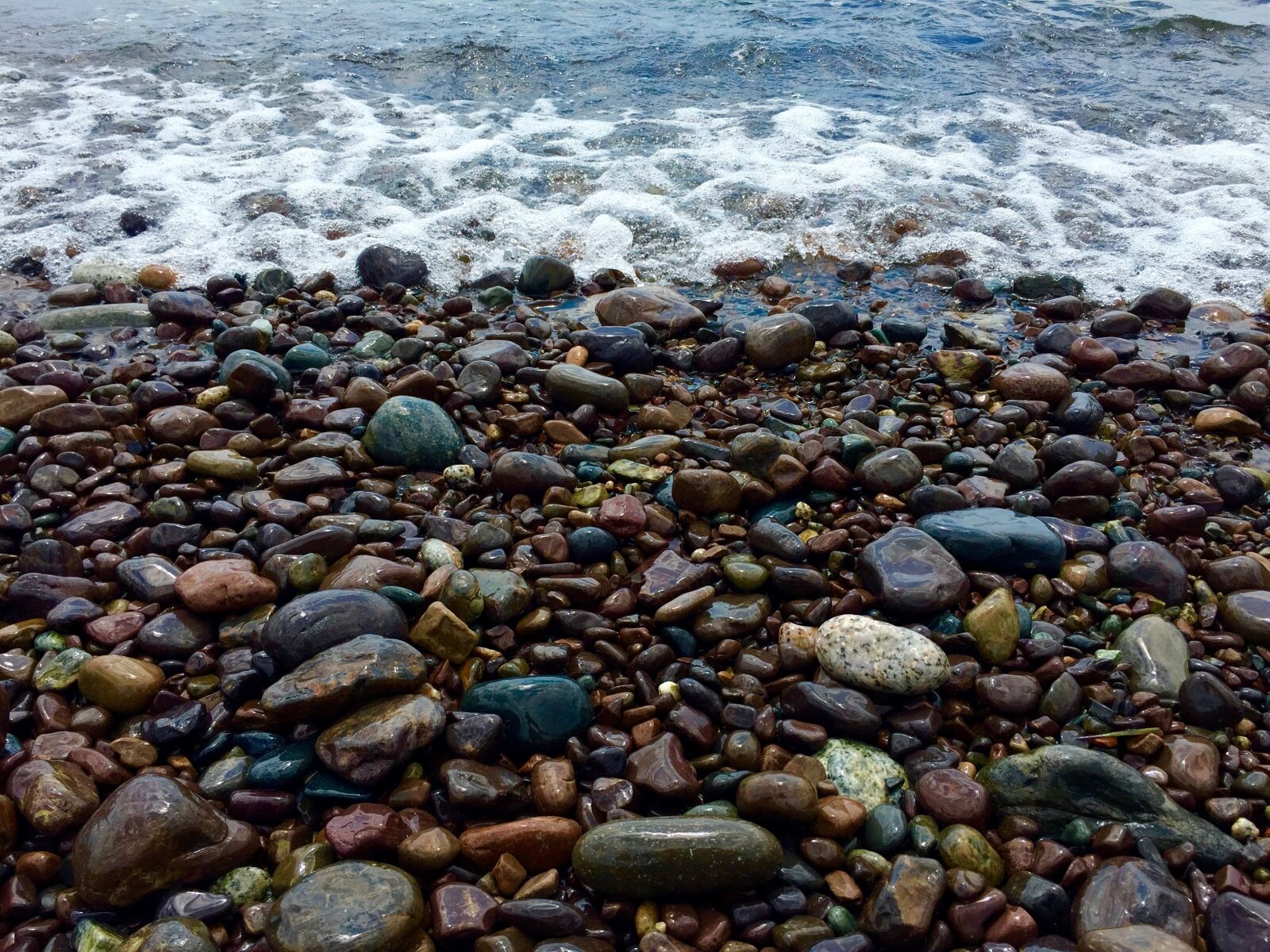 Apple iPhone 6 sample photo. Rocks, water, maine photography
