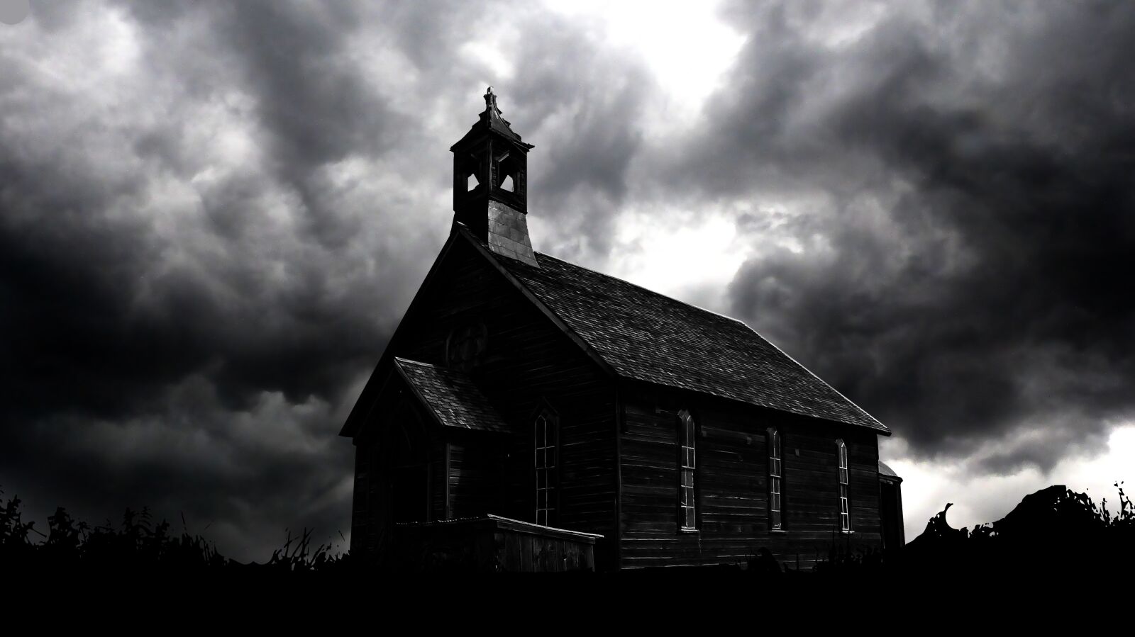 Panasonic Lumix DMC-FZ200 sample photo. Night, church, wood photography