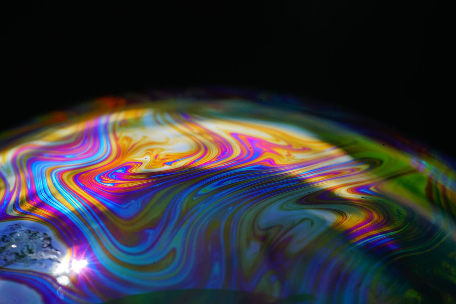Sony a7R II + Sony FE 90mm F2.8 Macro G OSS sample photo. Soap bubble, surface, iridescent photography