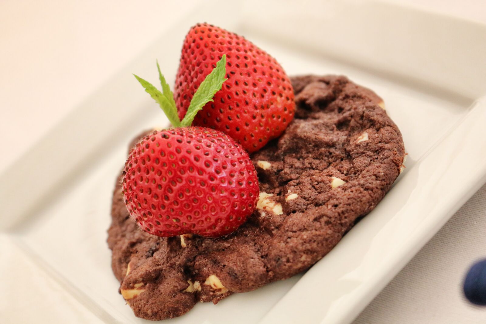 Canon EOS 70D sample photo. Cookie, strawberry, strawberry, cookie photography