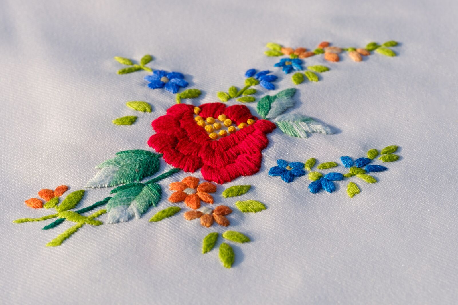 Fujifilm X-T2 + Fujifilm XF 80mm F2.8 R LM OIS WR Macro sample photo. Embroidery, embroidered, craft photography