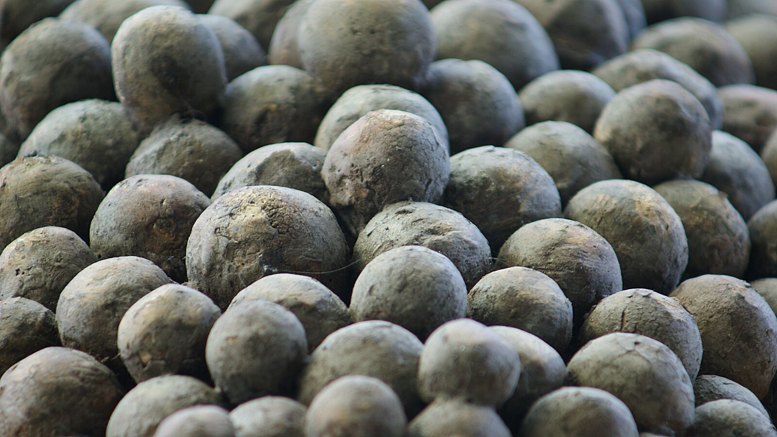 Sony Alpha DSLR-A350 sample photo. Balls, briquette, sculpture photography
