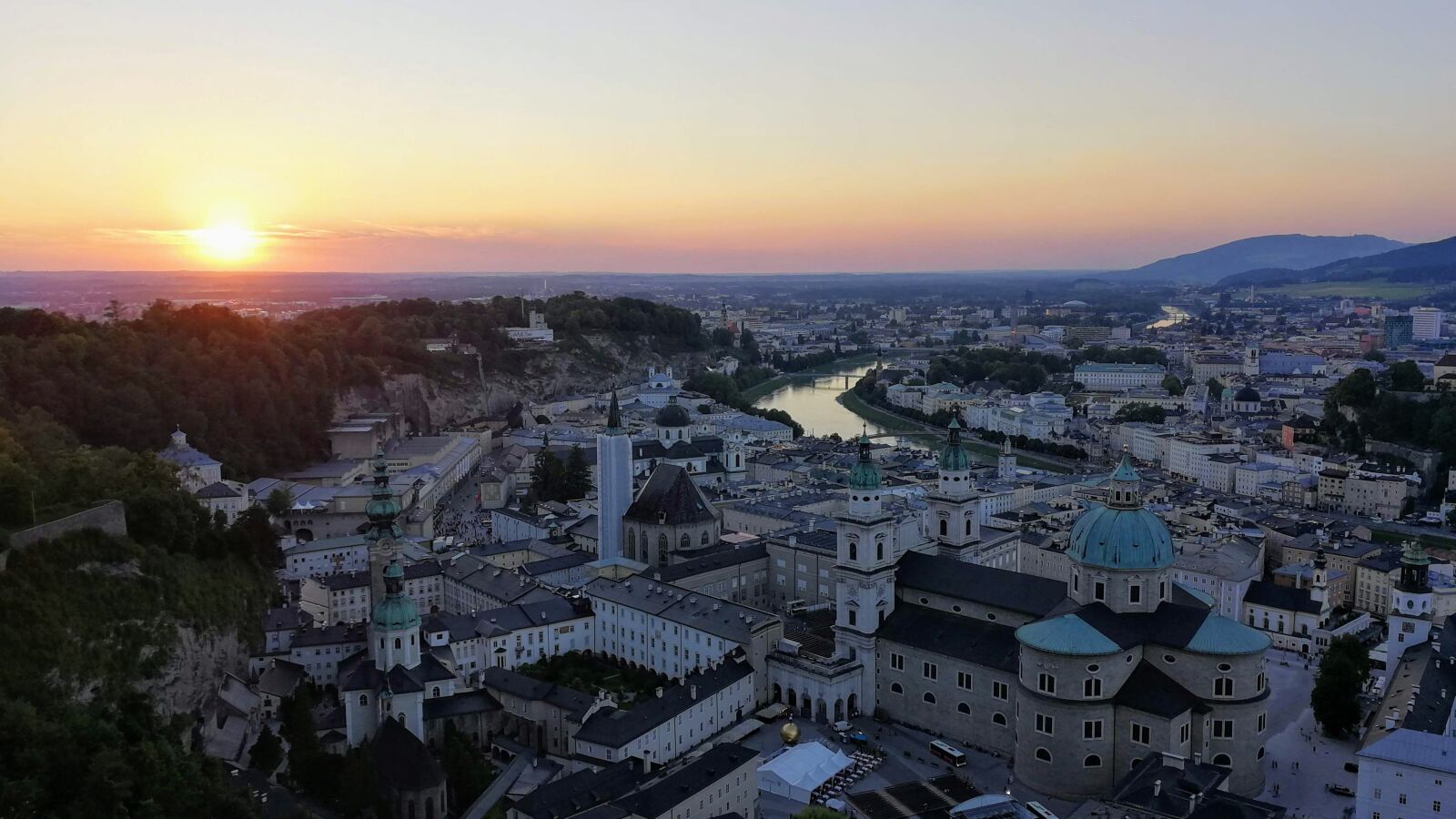 HUAWEI P10 sample photo. Salzburg, summer, sunset photography