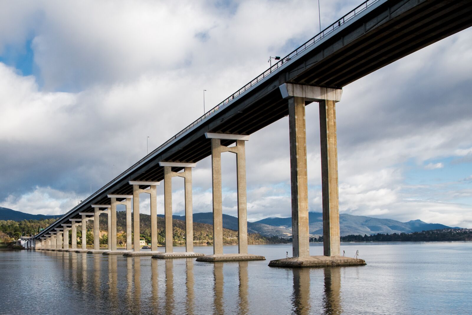 Nikon D750 sample photo. Tasman bridge, derwent river photography