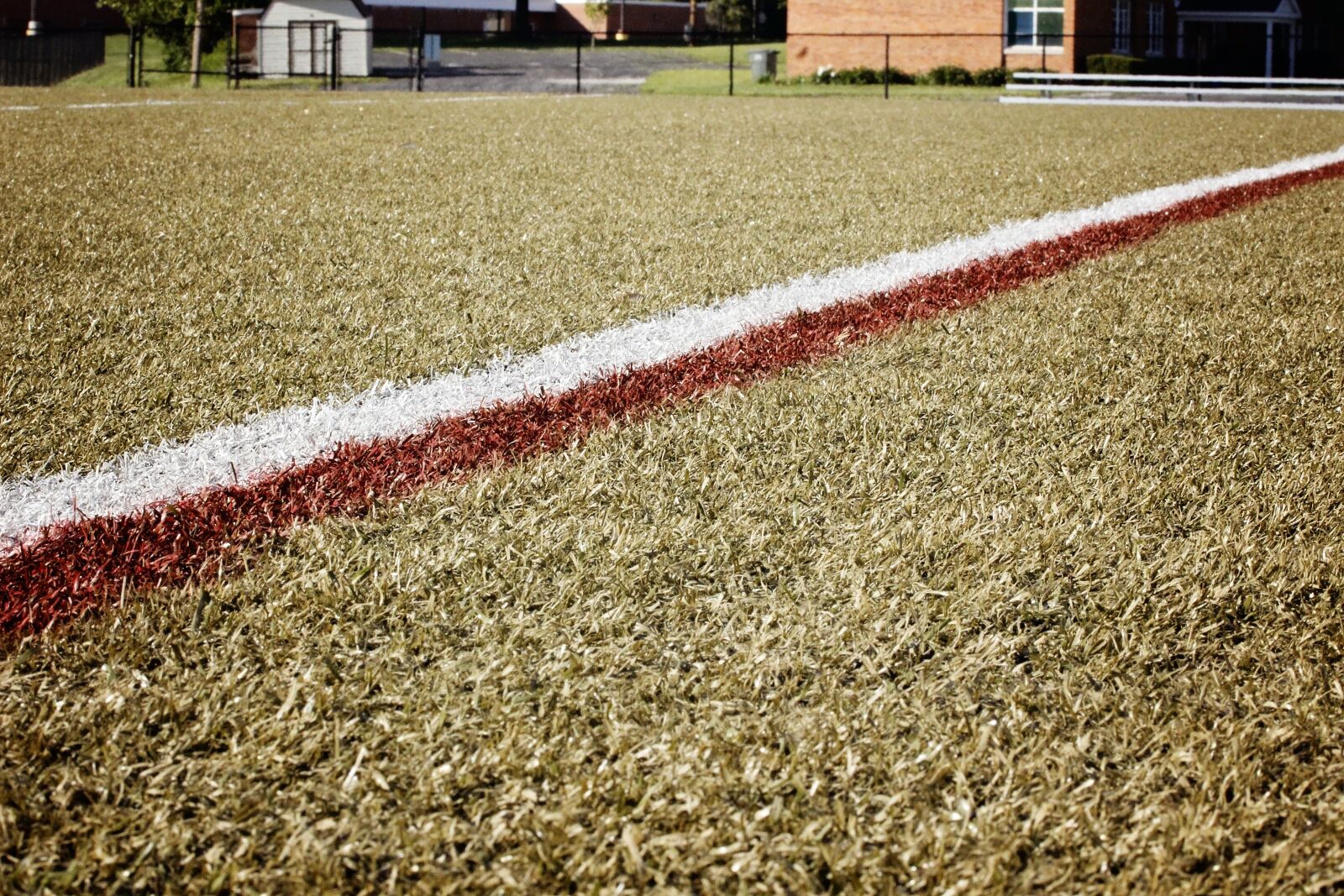 Canon EF 70-200mm F4L USM sample photo. Turf, lines, field photography