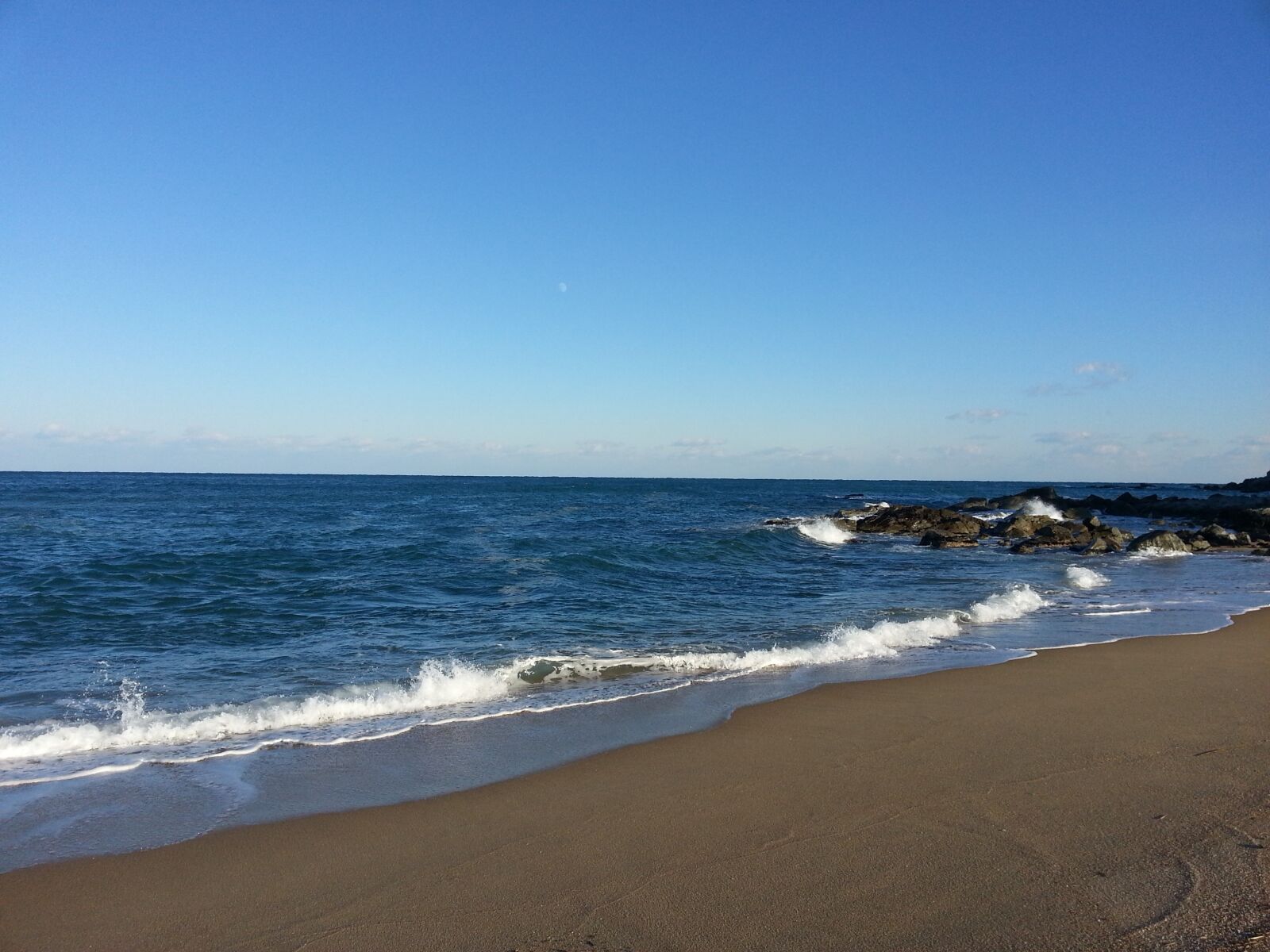 Samsung Galaxy Note2 sample photo. Sea, waves, beach photography