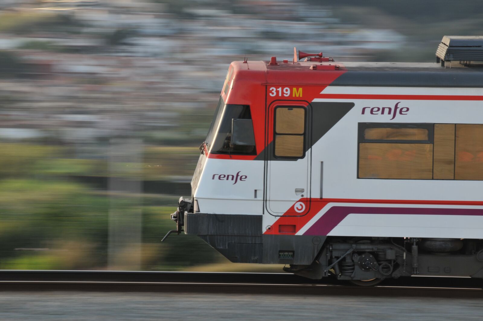 Nikon D300 sample photo. Train, transport, railway photography