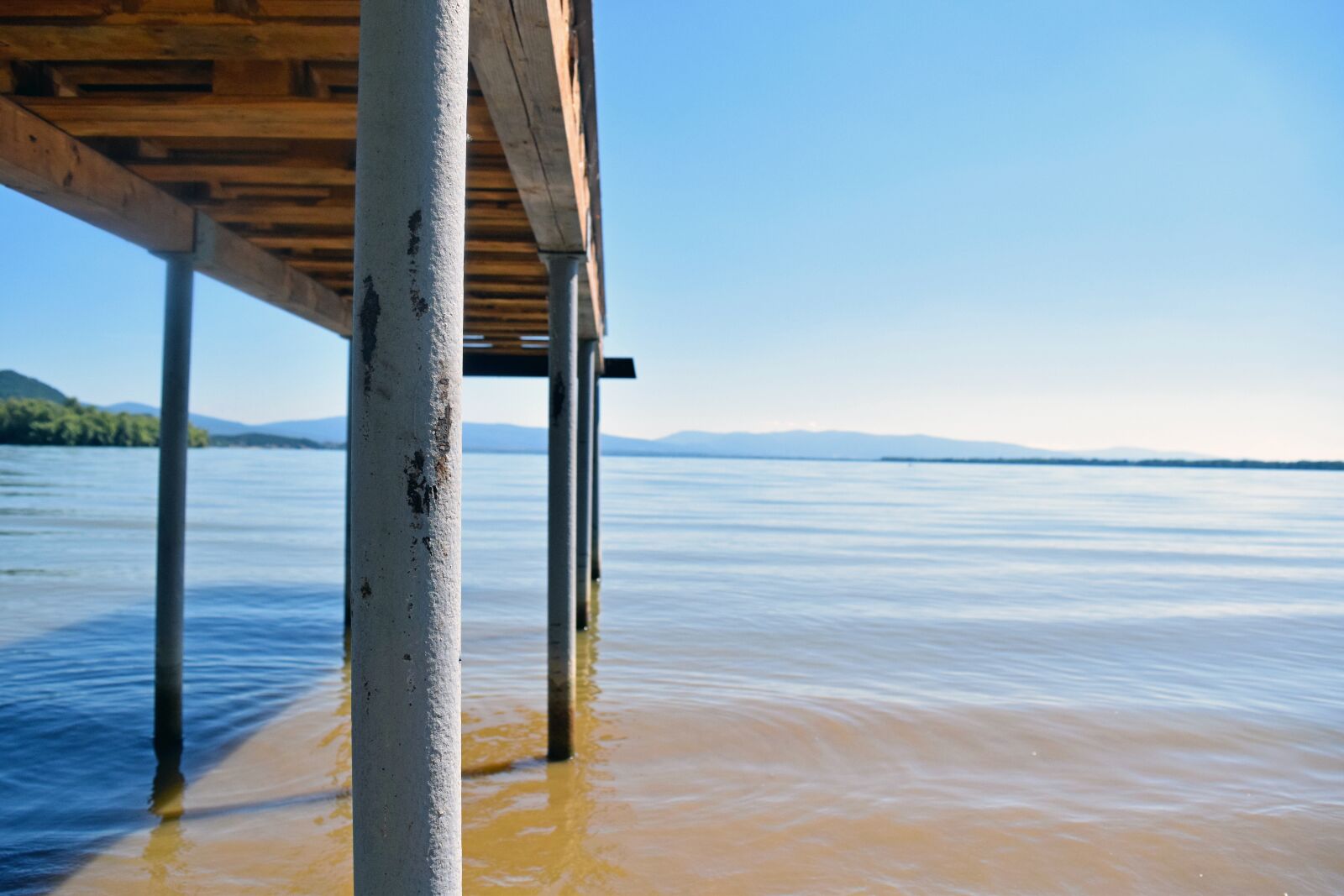 Nikon D5300 sample photo. Lake, pier, nature photography