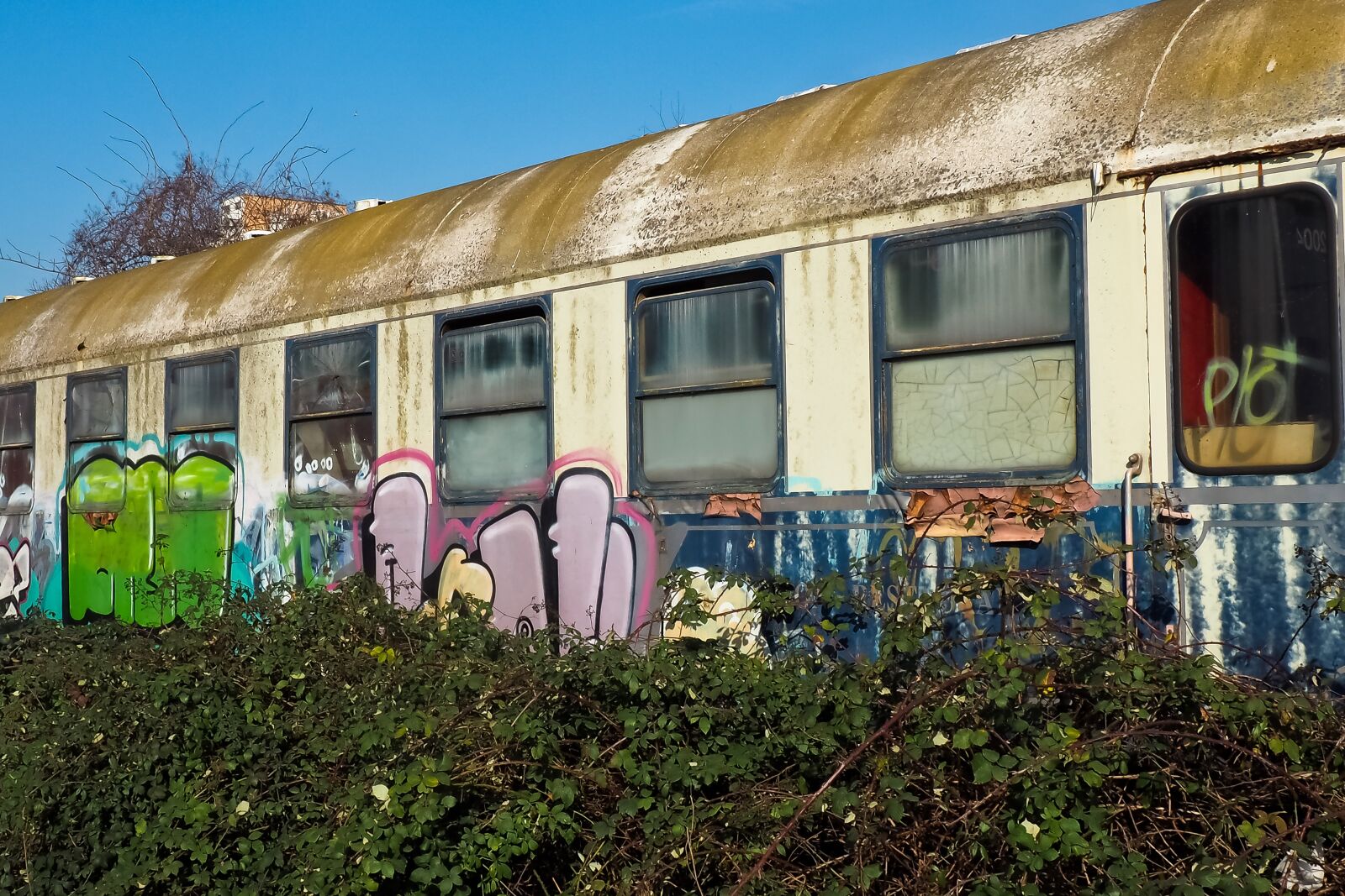 Olympus OM-D E-M10 sample photo. Lost places, wagon, abandoned photography