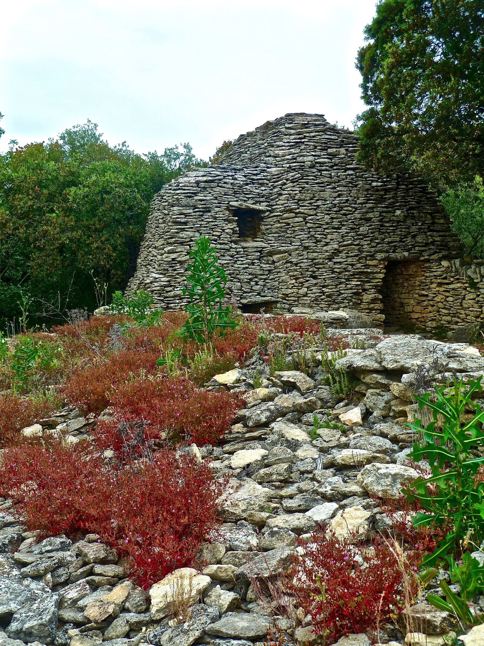 Panasonic Lumix DMC-ZS7 (Lumix DMC-TZ10) sample photo. Building, stone, flowers photography