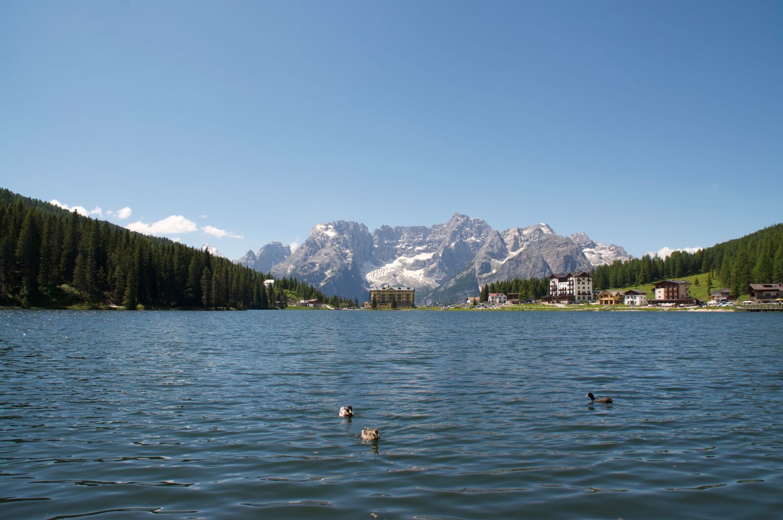 Nikon D5000 sample photo. Lake misurina, lake, dolomites photography