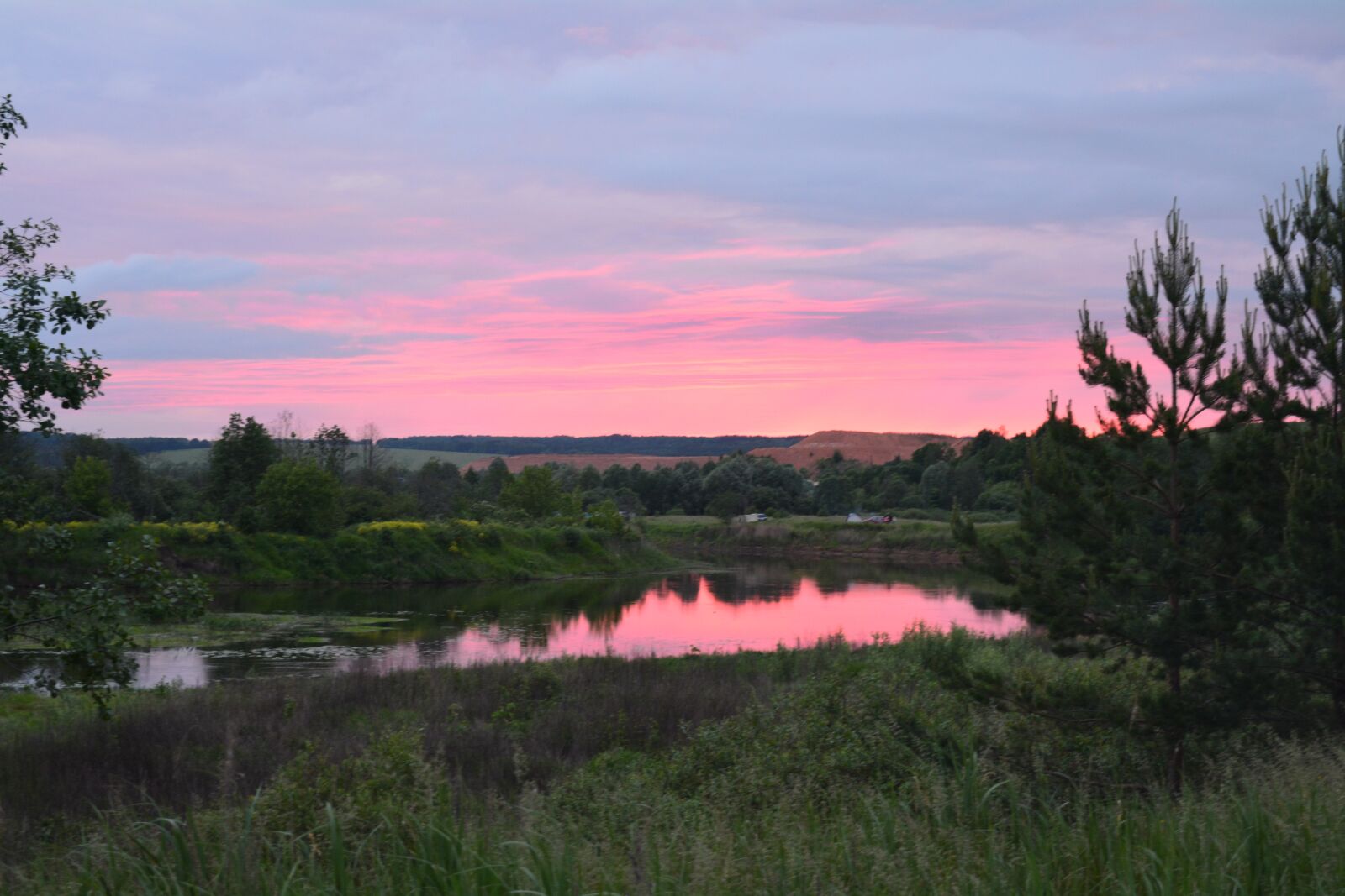 Nikon D5200 sample photo. River drunk, evening, camping photography