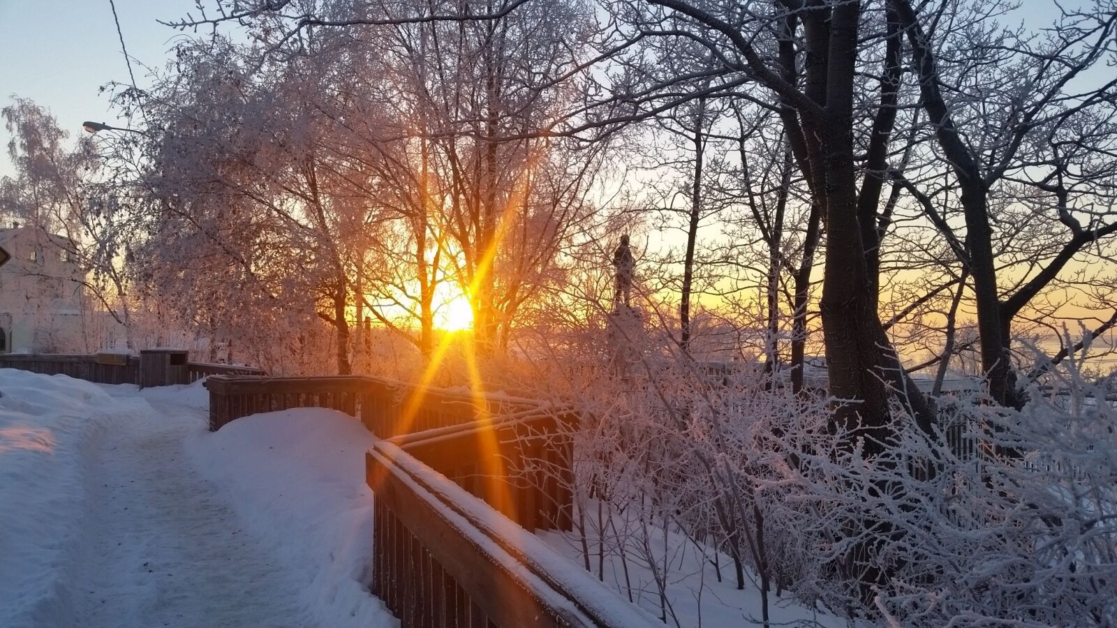 Samsung Galaxy S5 sample photo. Anchorage, sunset, winter photography