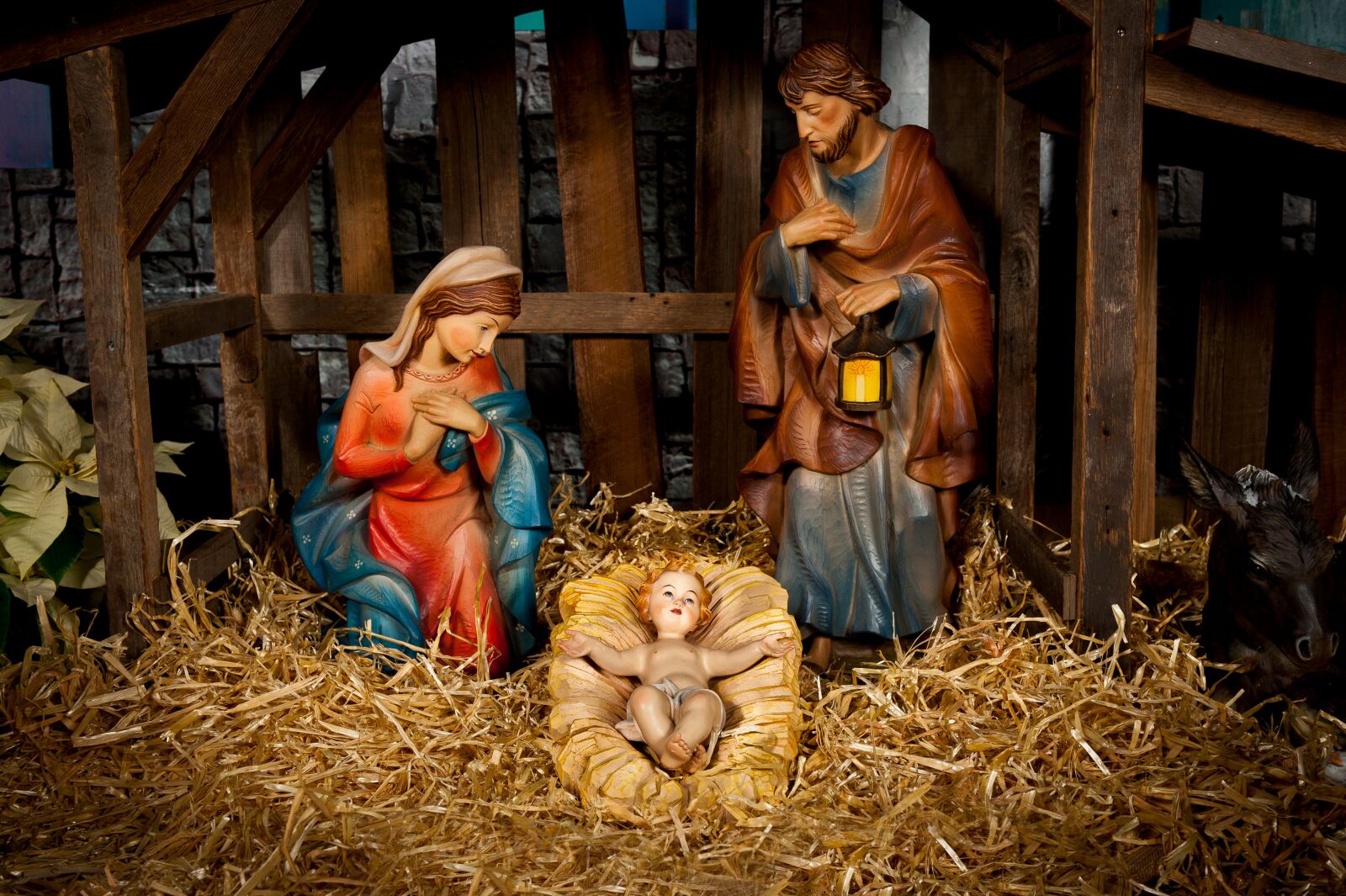 Nikon D700 sample photo. Nativity scene, jesus, birth photography