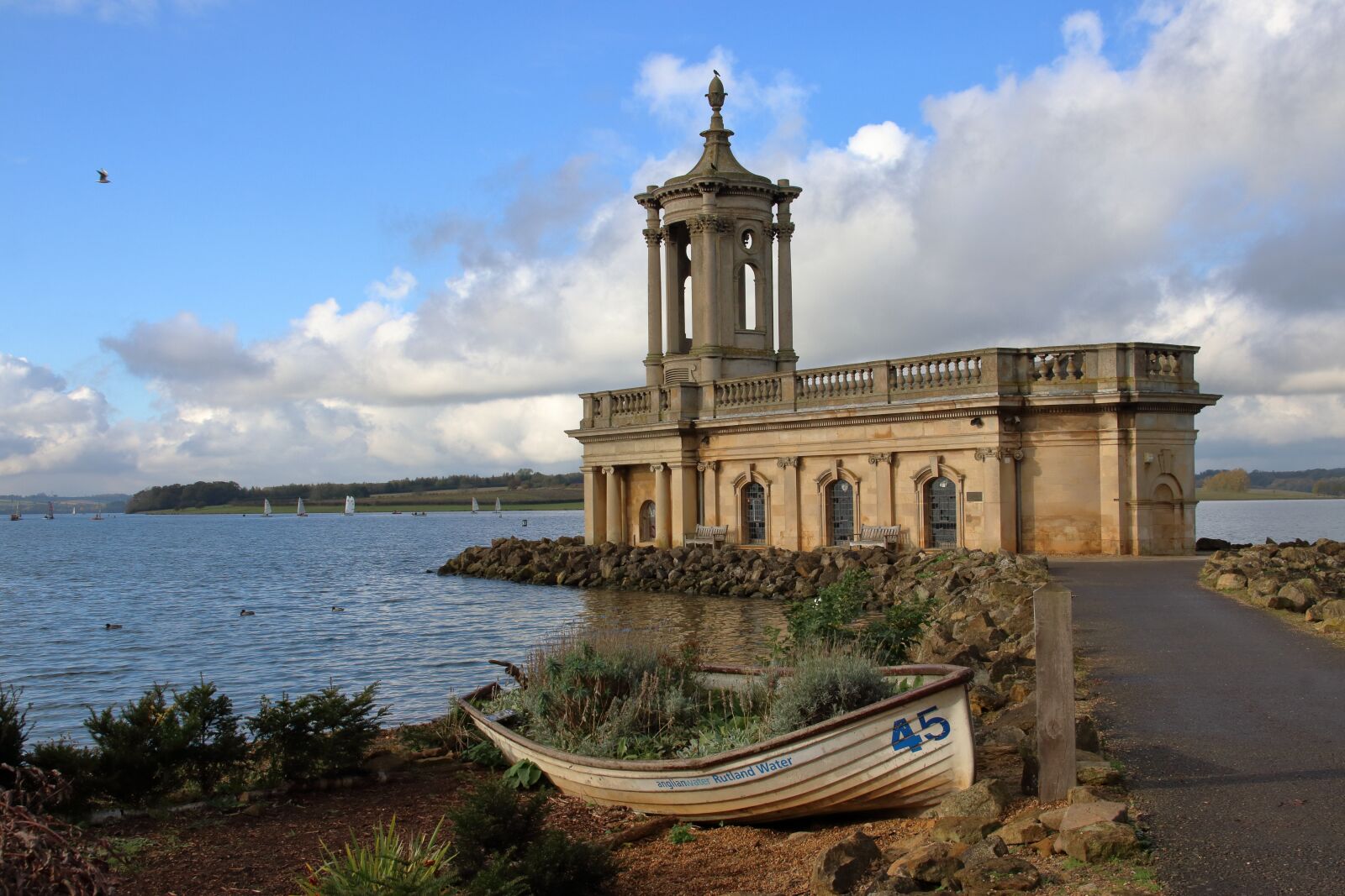 Canon EOS 80D sample photo. Normanton church, rutland water photography