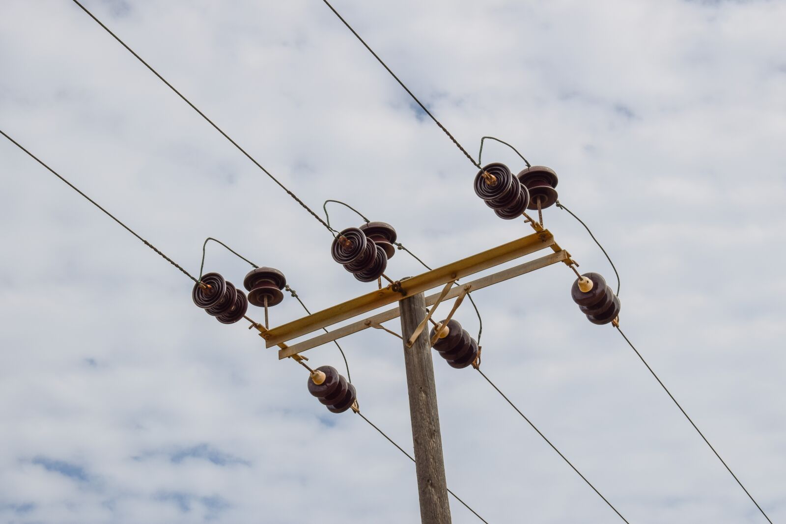 Nikon D3300 sample photo. Pole, wires, telephone photography