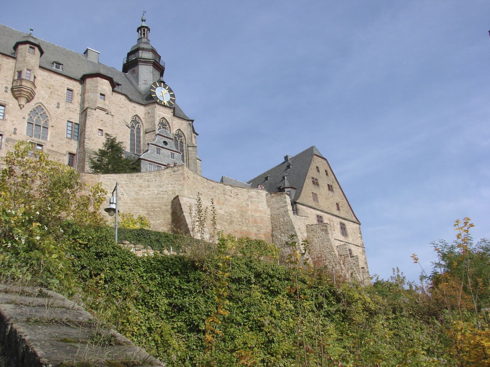 Sony DSC-H5 sample photo. Germany, castle, marburg photography