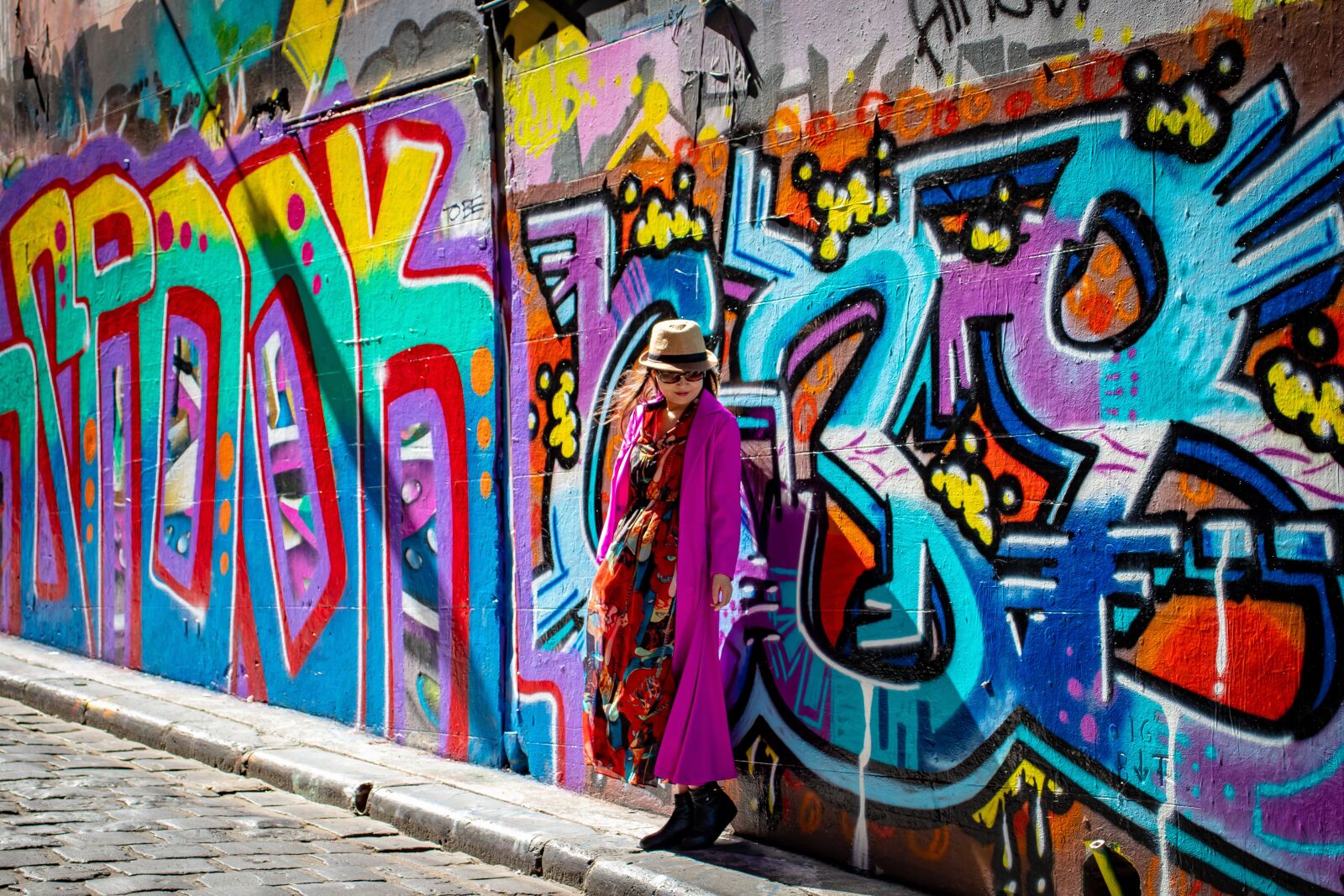 Canon EOS 800D (EOS Rebel T7i / EOS Kiss X9i) sample photo. Hosier lane, graffiti, street photography