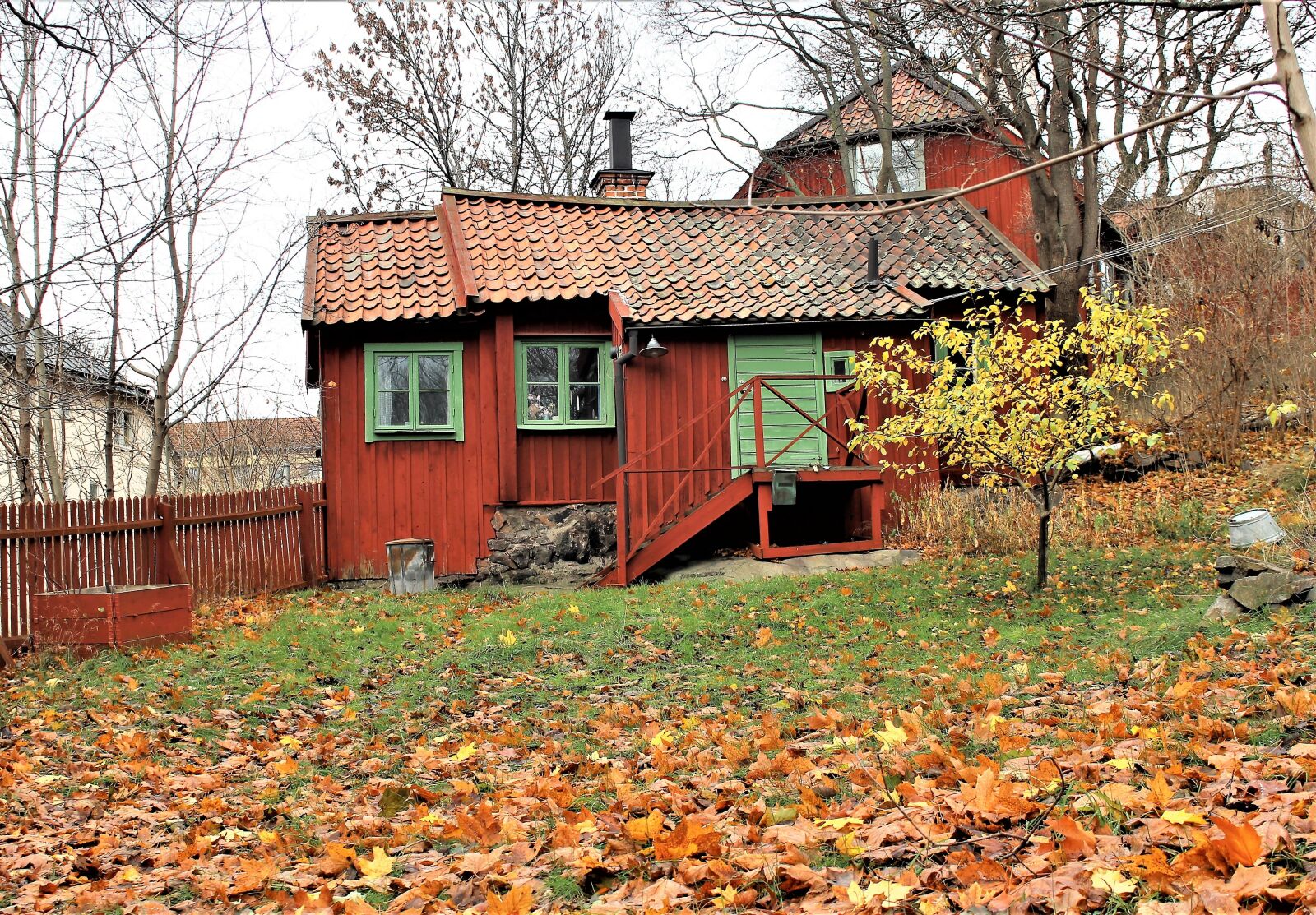 Canon EOS 700D (EOS Rebel T5i / EOS Kiss X7i) sample photo. Cottage, autumn, torp photography
