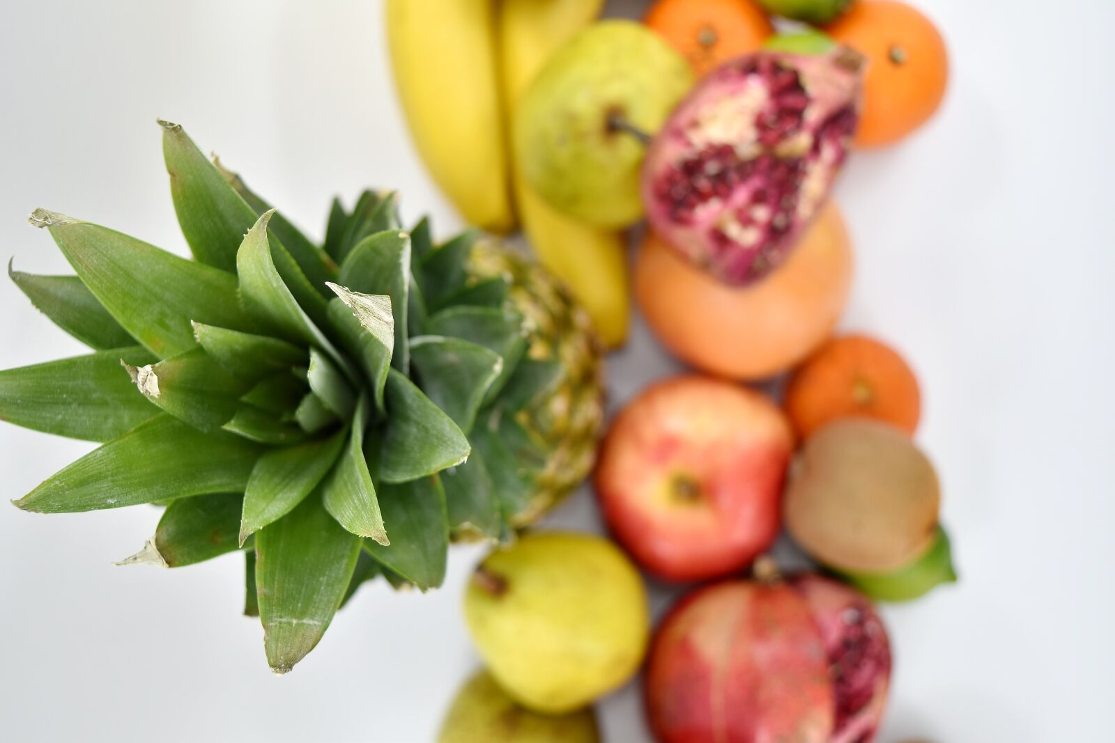 Nikon D5500 sample photo. Citrus, grapefruit, kiwi, pineapple photography