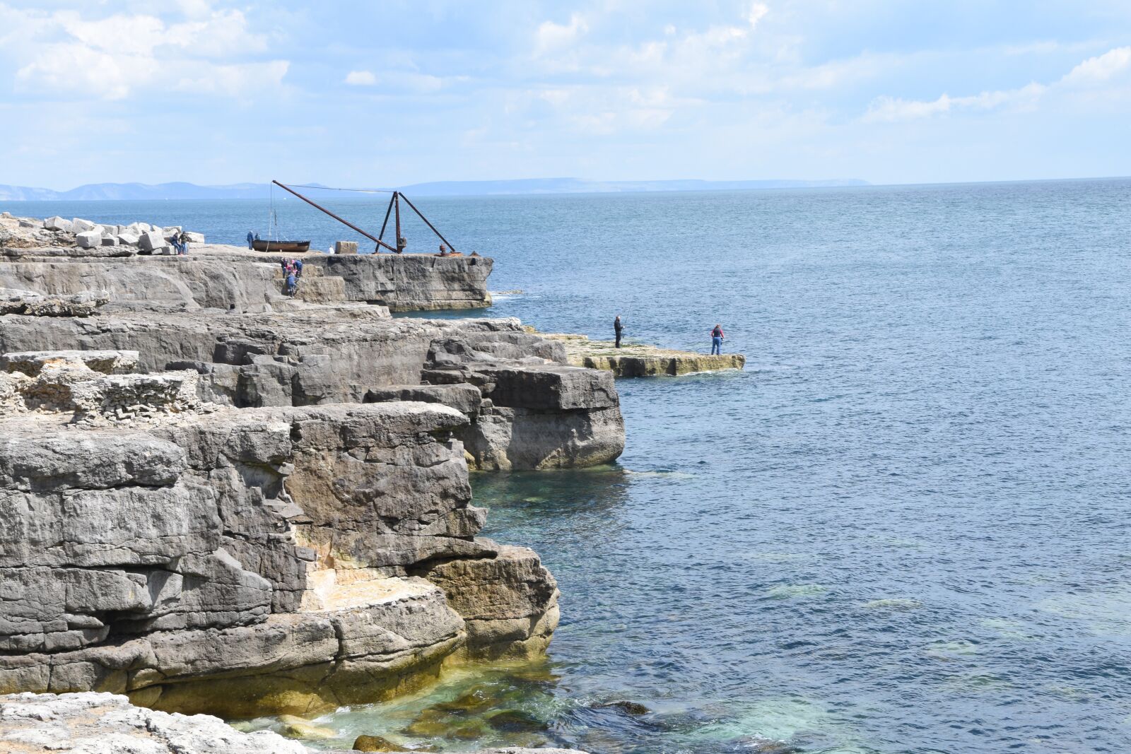 Nikon D5500 sample photo. Fishing, portland bill, dorset photography