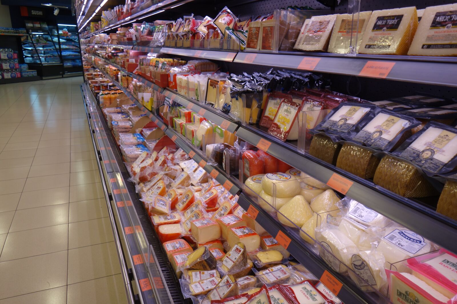 Sony Cyber-shot DSC-RX100 sample photo. Cheese, super market, food photography
