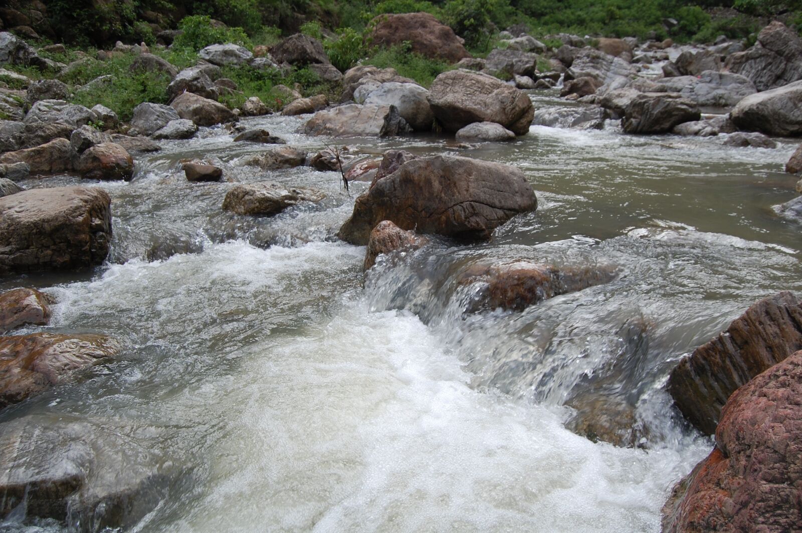 Nikon D40 sample photo. Water, and, stone photography