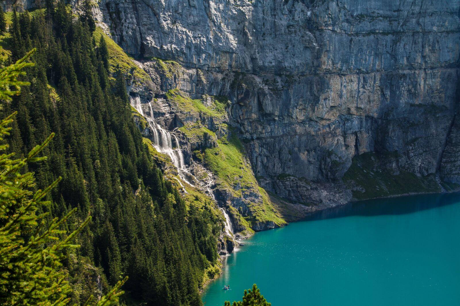 Canon EOS 70D sample photo. View, bergsee, waterfall photography