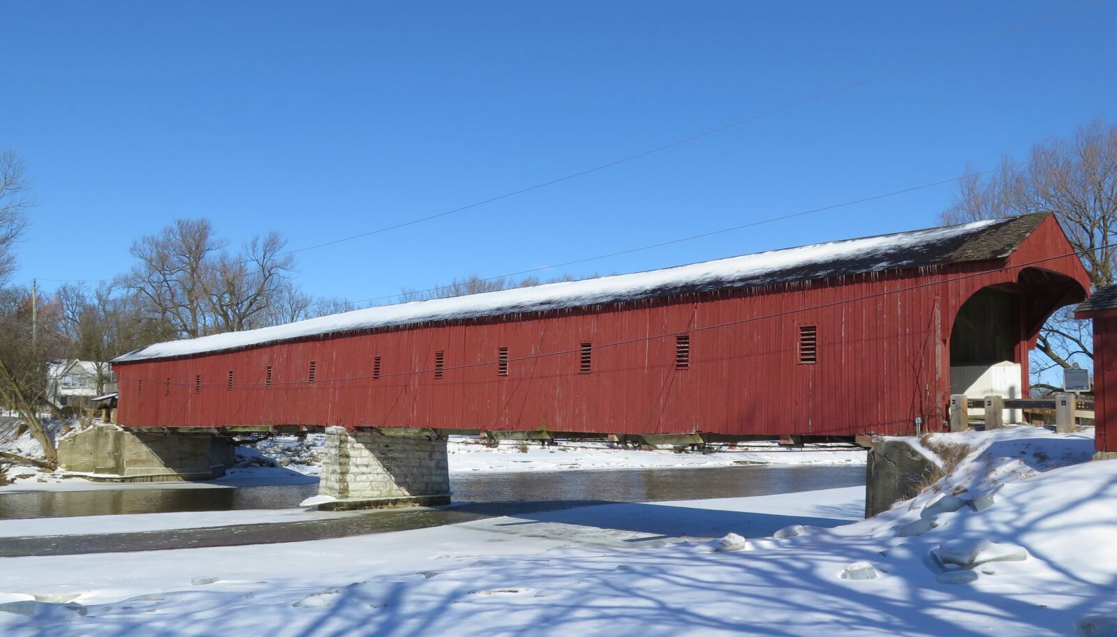 Canon PowerShot G16 sample photo. Bridge, countryside, winter photography