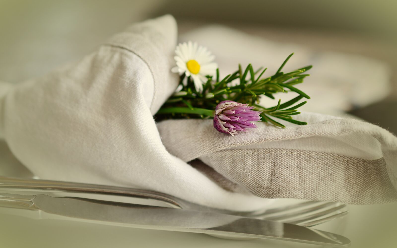 Nikon D5200 sample photo. Napkin, cover, cutlery photography