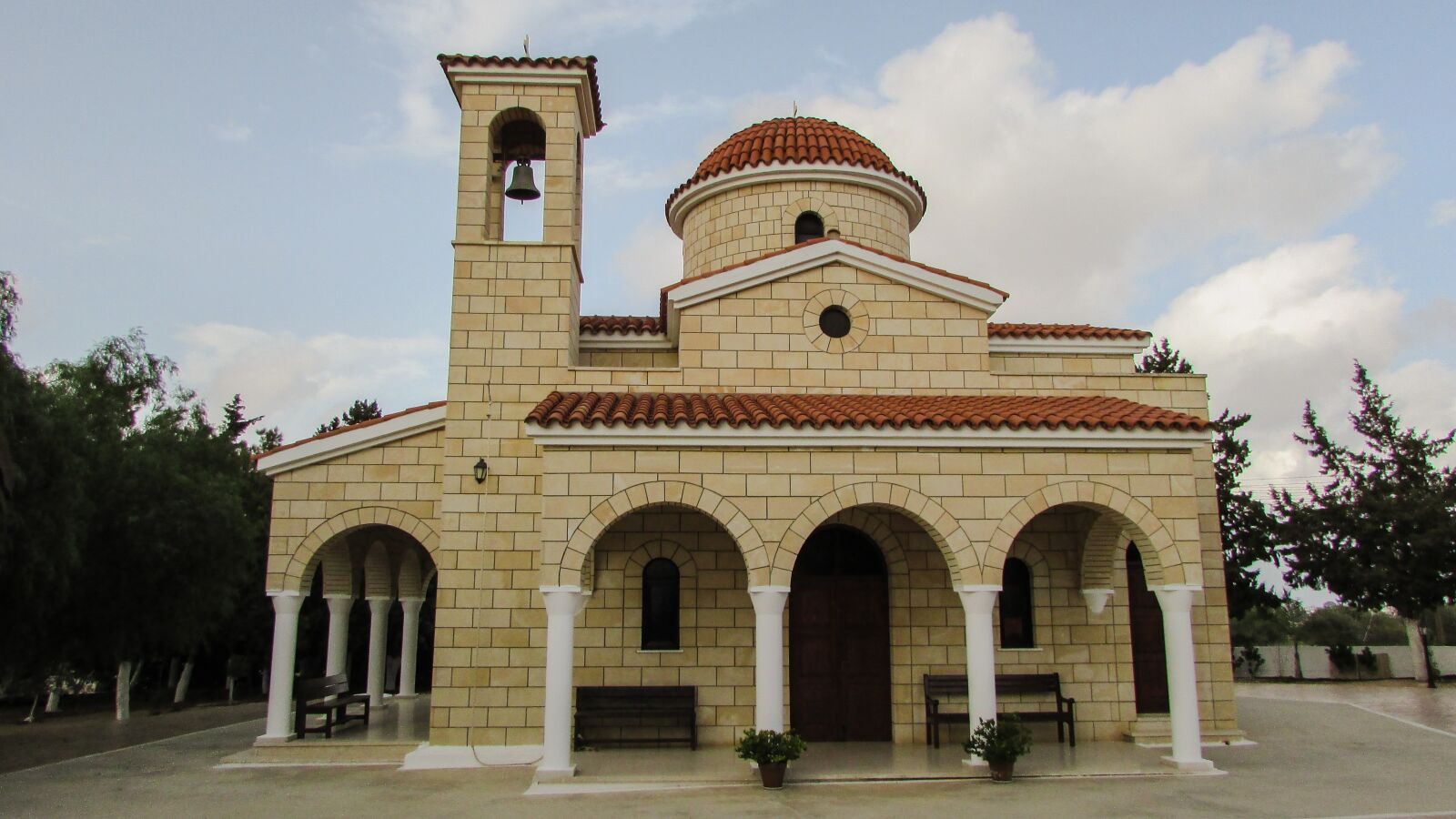 Canon PowerShot SX400 IS sample photo. Cyprus, sotira, church photography
