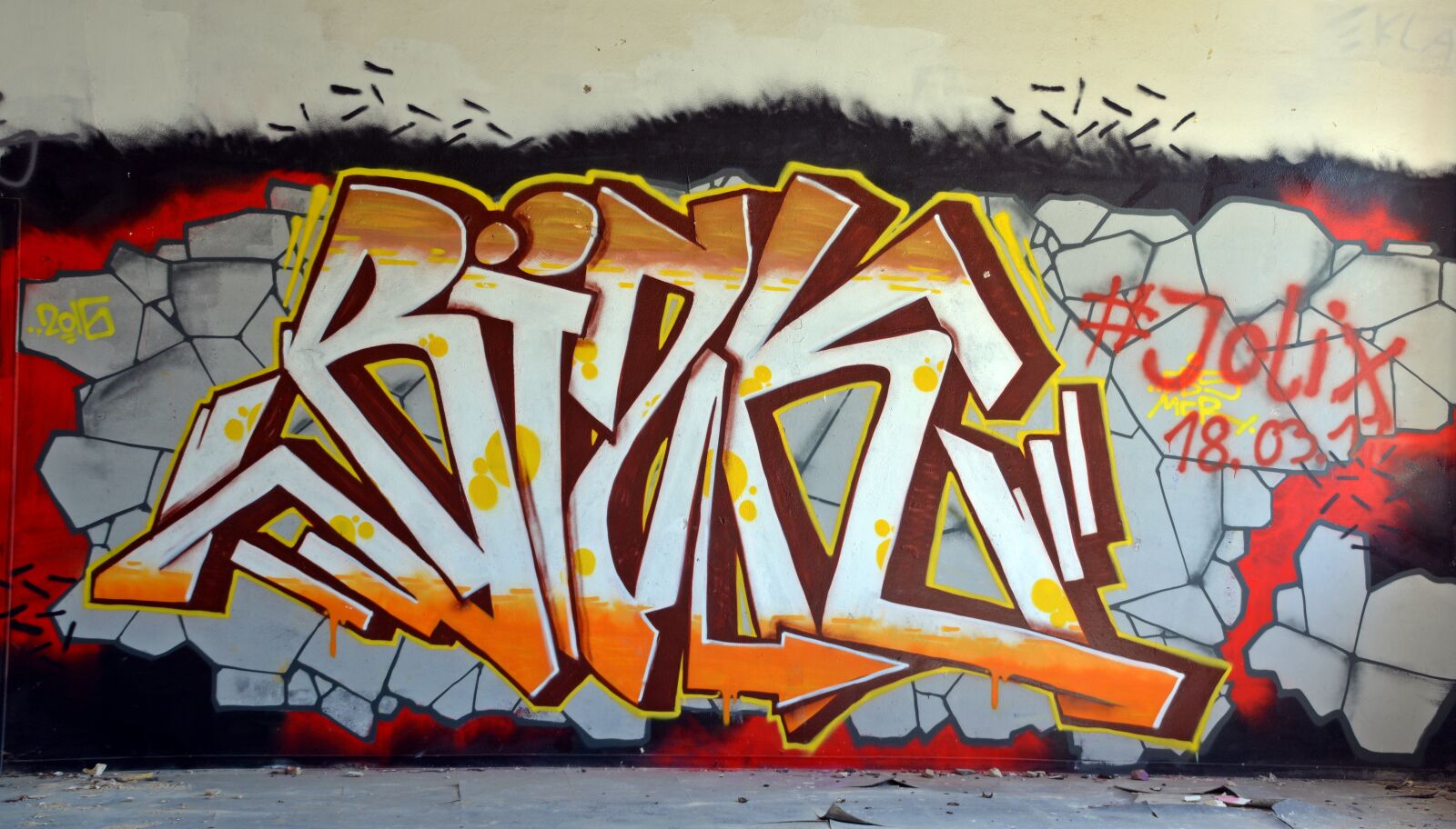 Nikon D5200 sample photo. Lost places, graffiti, ruin photography