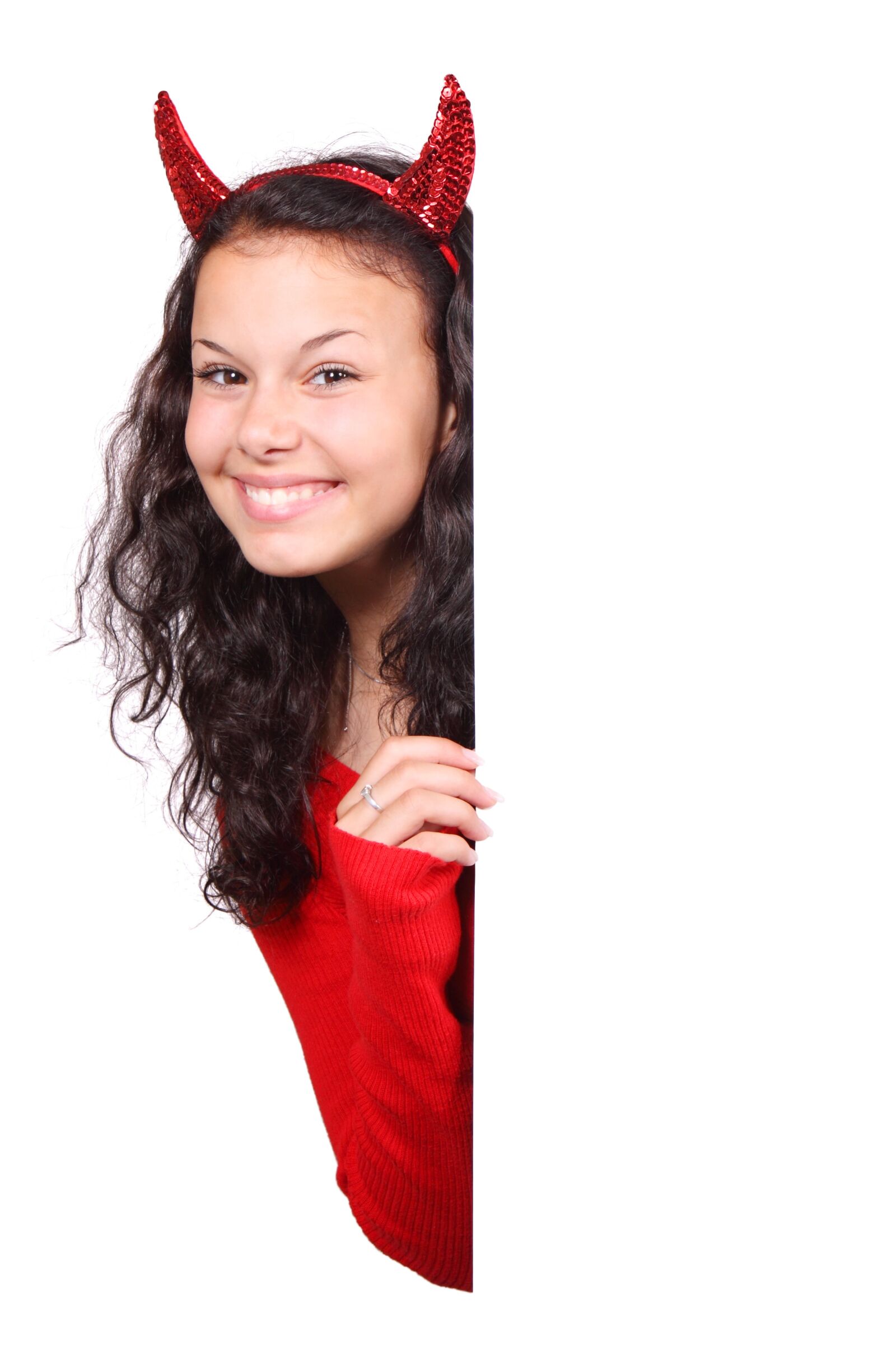 Canon EOS 50D sample photo. Red, woman, girl, white photography