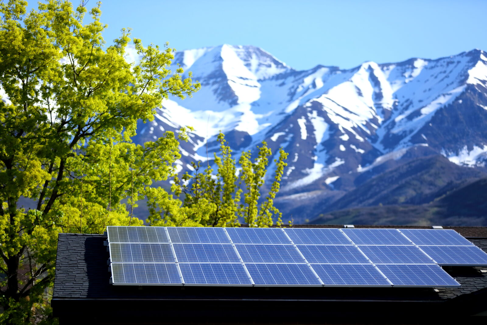 Canon EOS 5D Mark III sample photo. Mountains, solar, panels photography