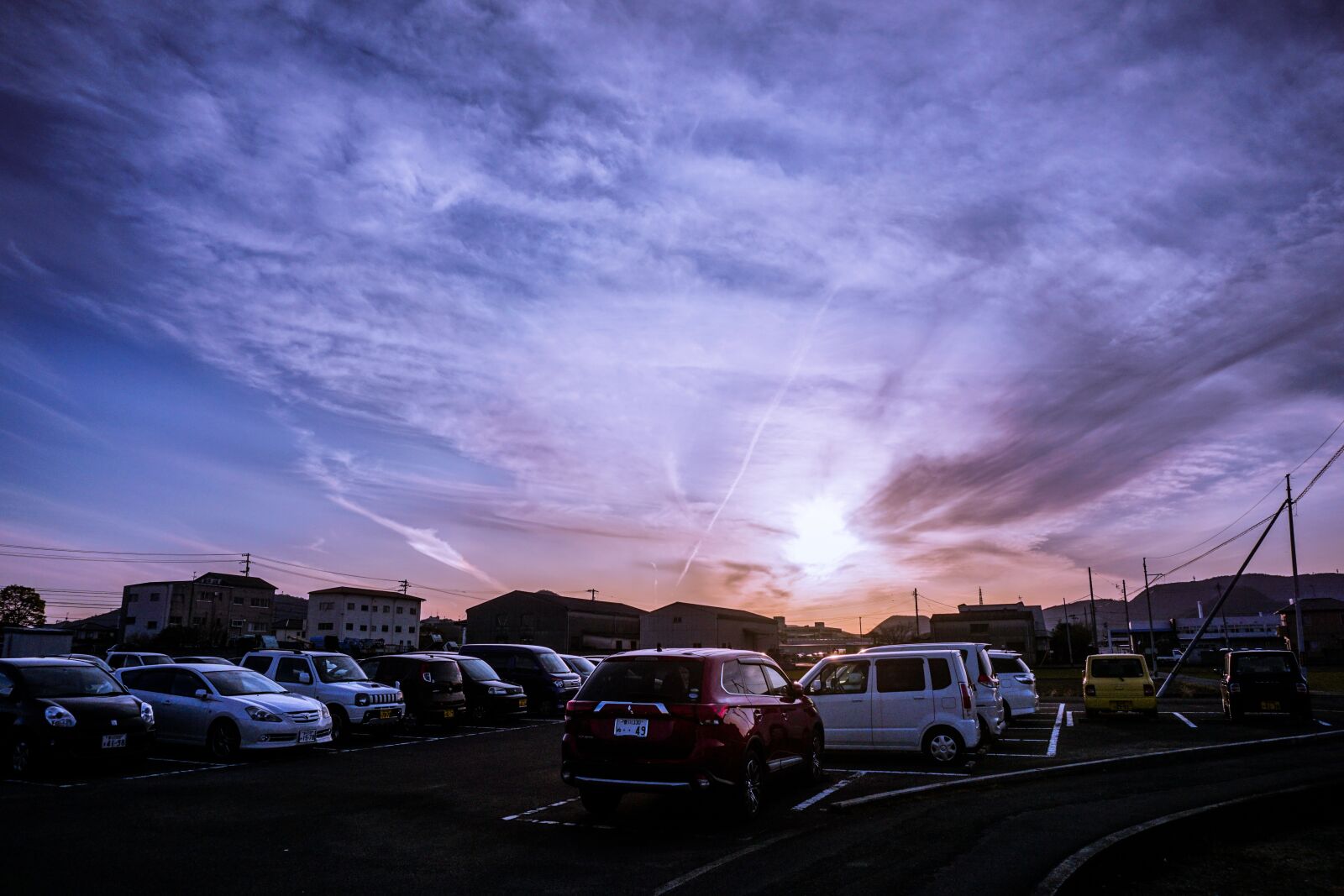 Sony a5100 sample photo. Japan, sky, at dusk photography