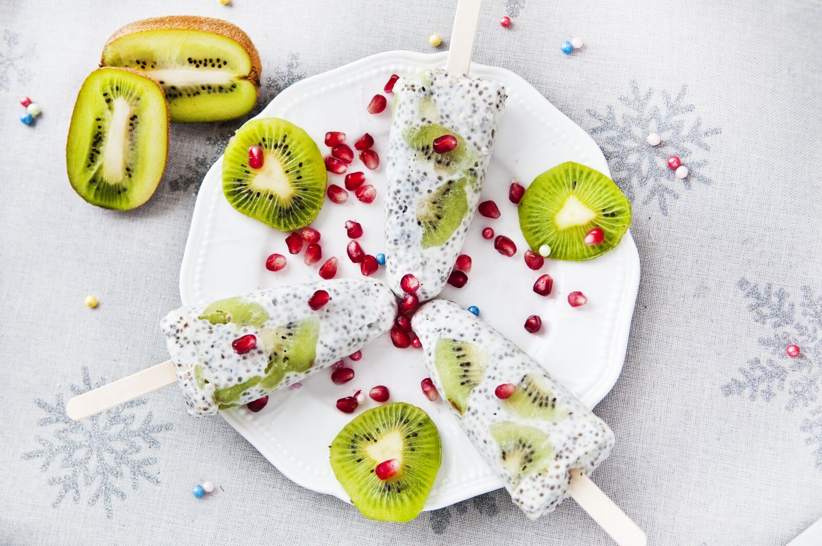 Nikon D300 sample photo. Ice cream, seeds, chia photography