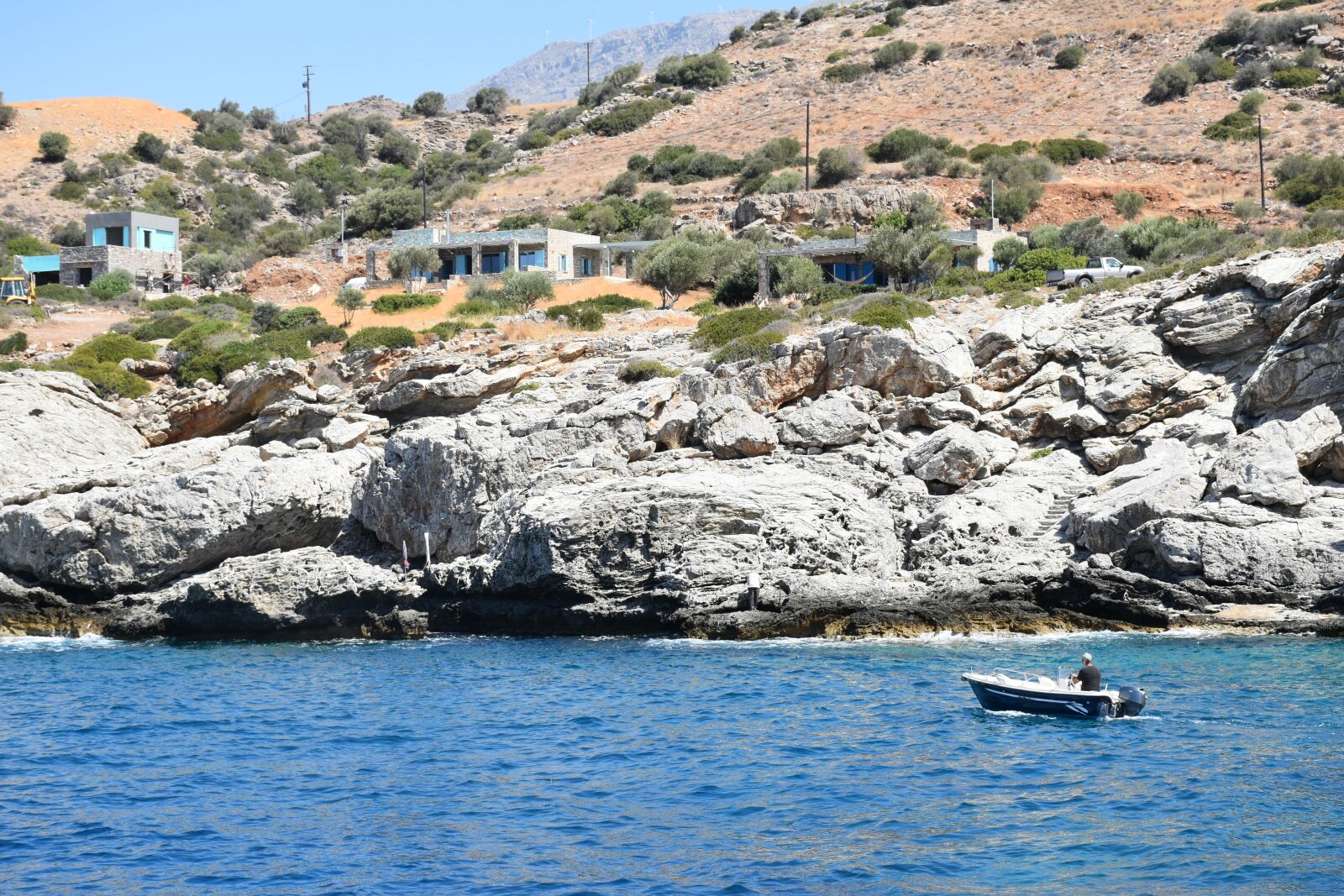 Nikon D5500 sample photo. Crete, sea, rock photography