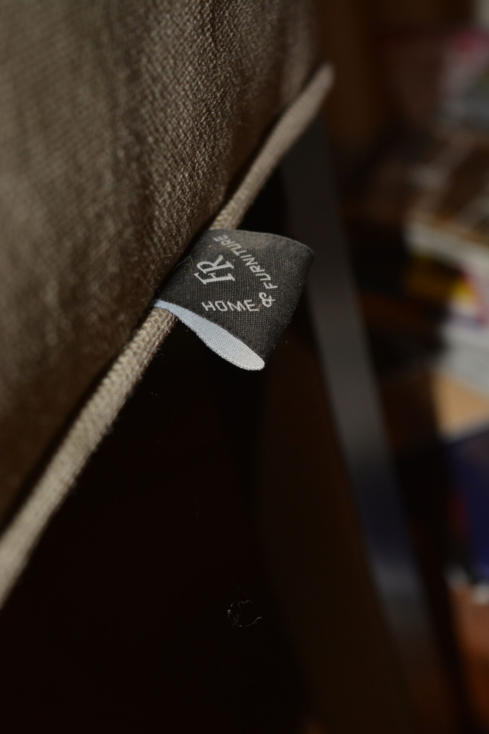 Nikon D5200 sample photo. Label, sofa, texture photography