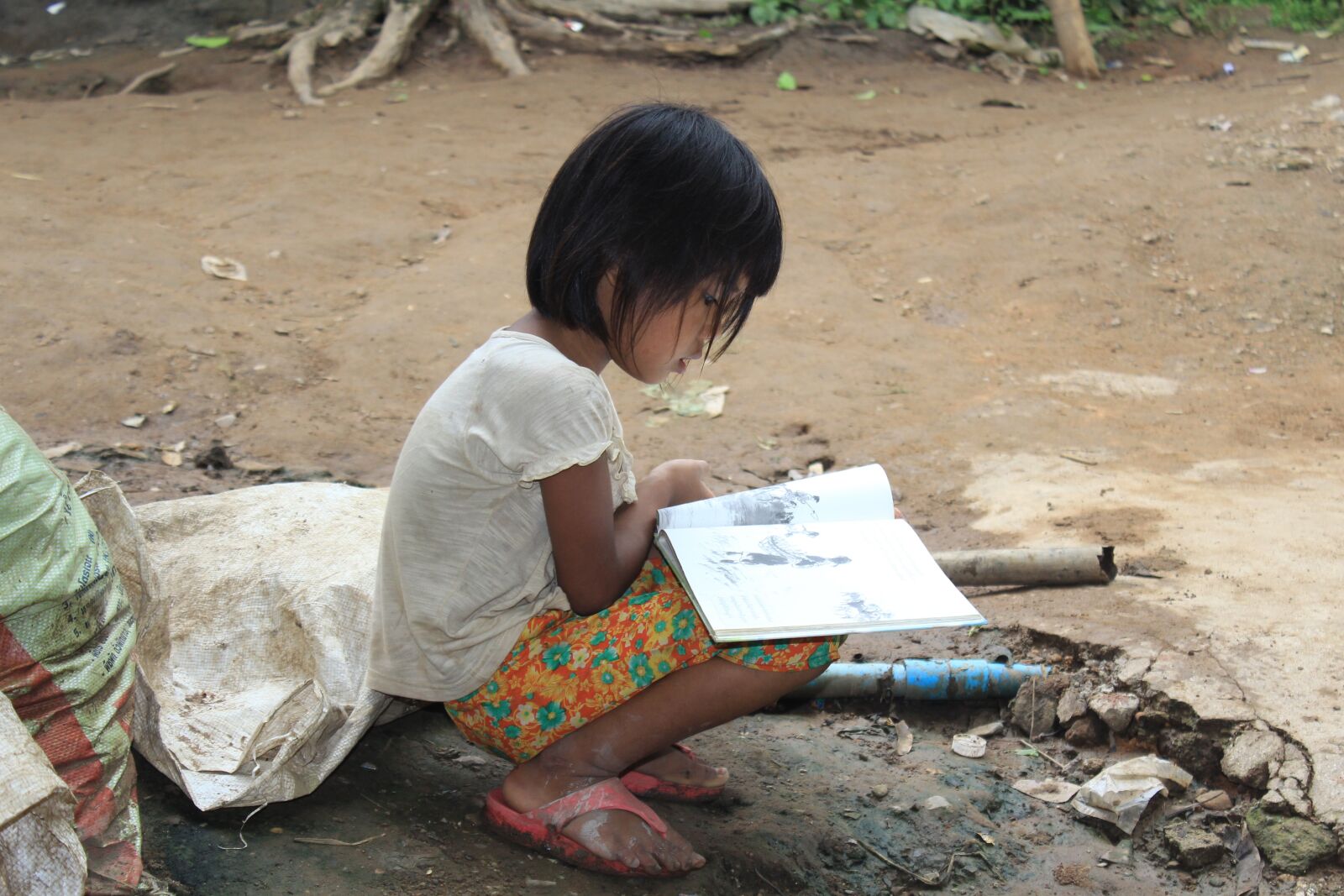 Canon EOS 600D (Rebel EOS T3i / EOS Kiss X5) sample photo. Kid, reading, book photography