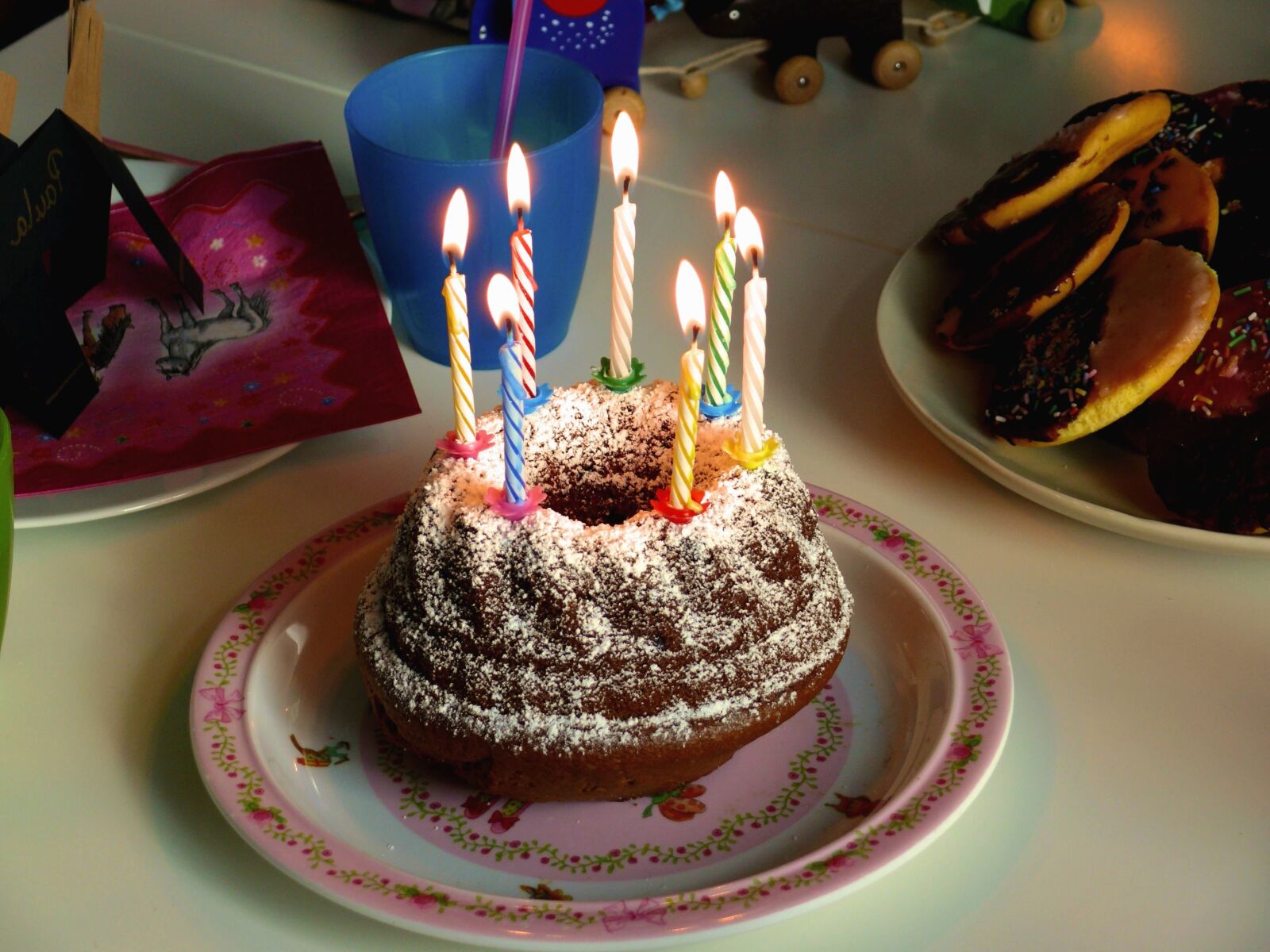 Panasonic DMC-FZ50 sample photo. Cake, birthday, celebration, candle photography