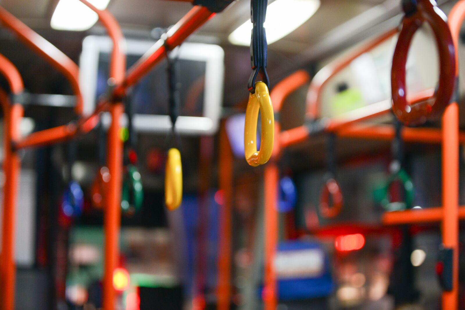 Nikon D800 sample photo. Bus, handle, yellow photography